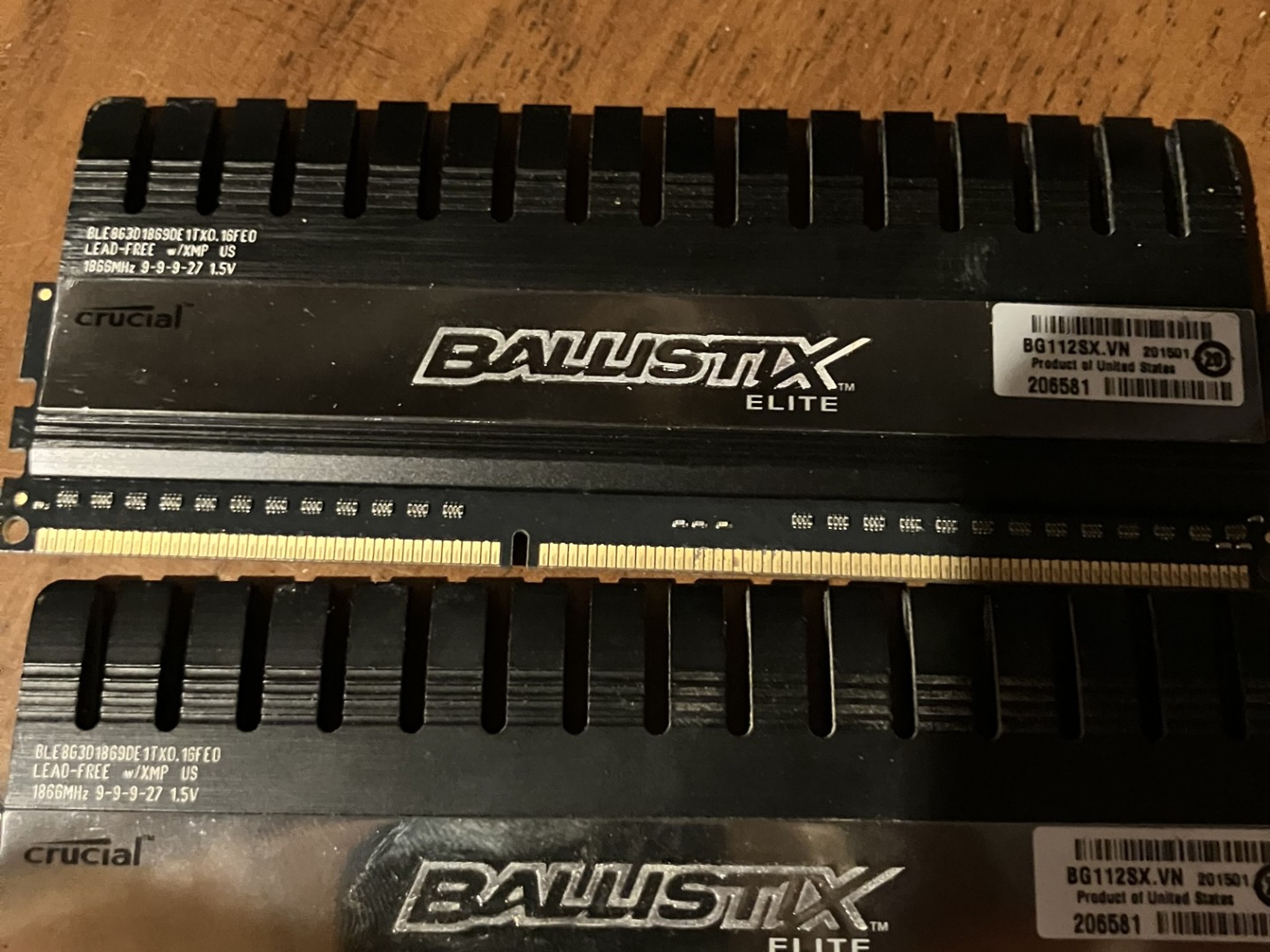 ballistix elite ddr3 1866 ram