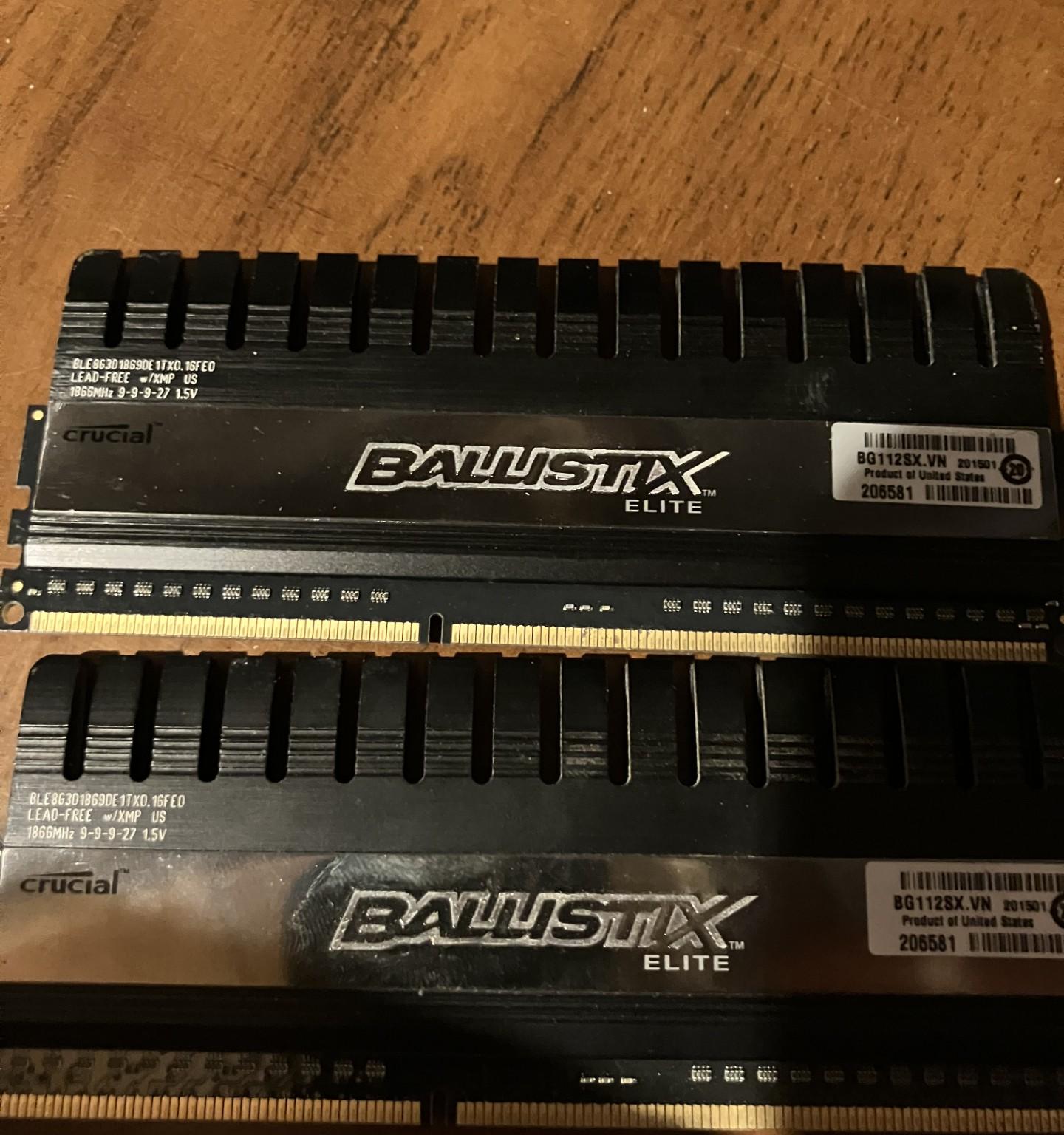 ballistix elite ddr3 1866 ram