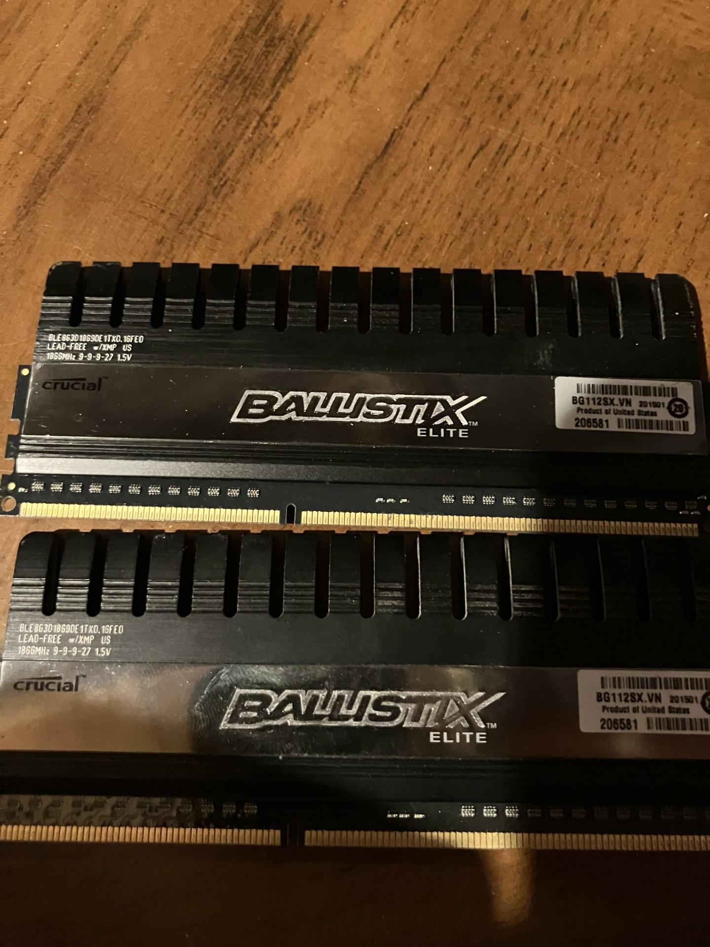 ballistix elite ddr3 1866 ram