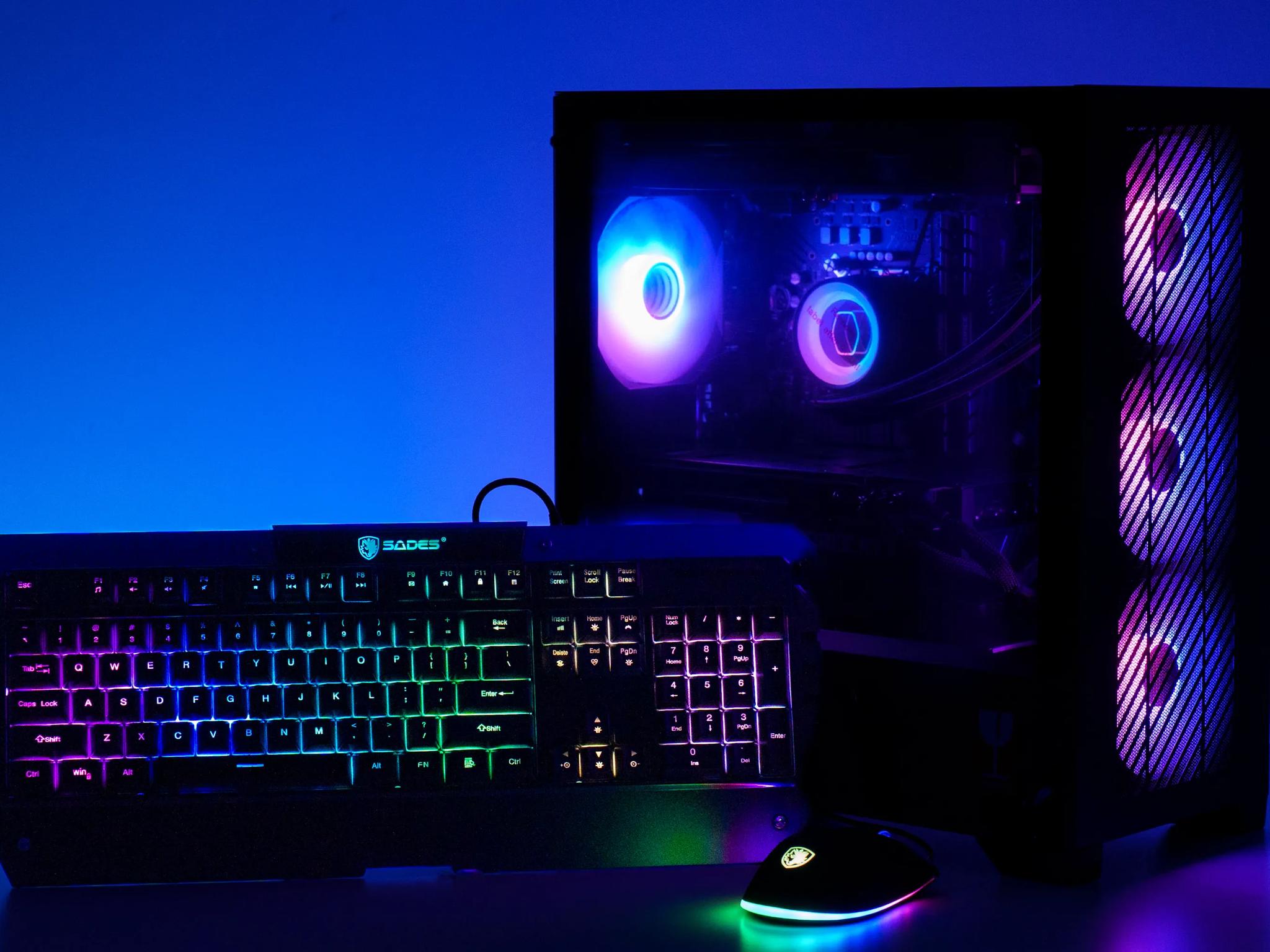RTX 3070 + Intel i5 12600K Gaming PC w/ FREE RGB keyboard + mouse | 32GB RAM | 1TB m.2 | 240 AIO