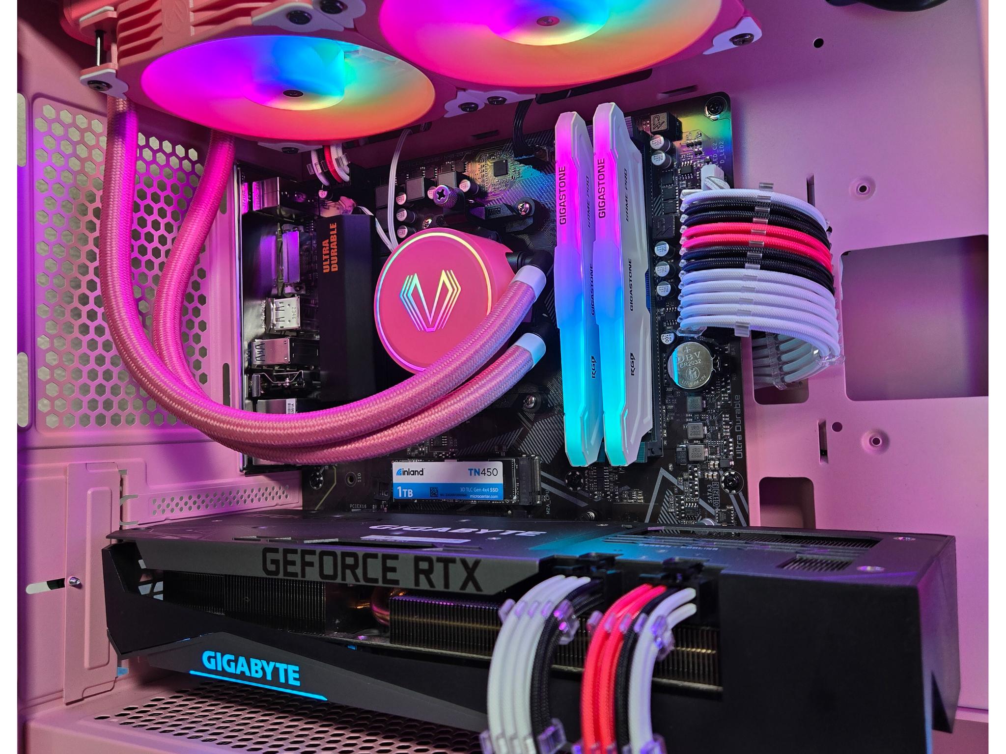 RTX 3070 Ti | Ryzen 7 3700x | Wi-Fi | Pink Gaming PC