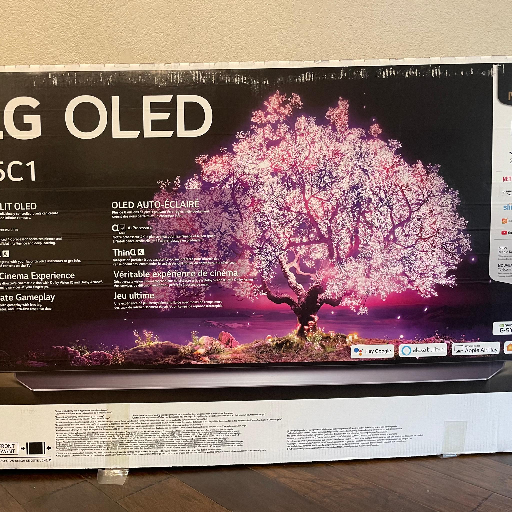 55-inch LG C1 OLED TV