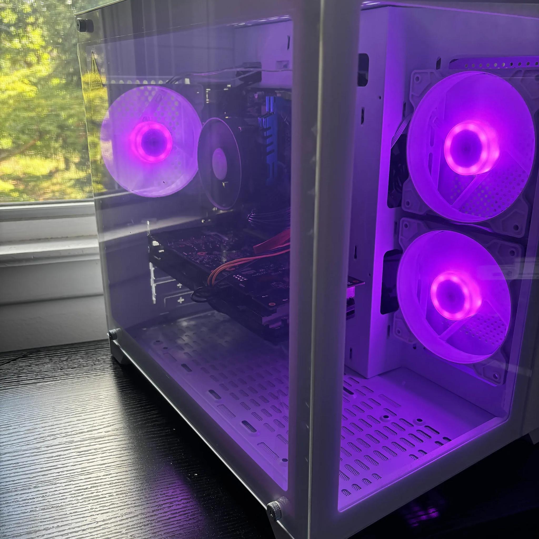 GAMING PC i5 16GB NVIDIA GTX 950 RGB Lighting RGB Fans Computer