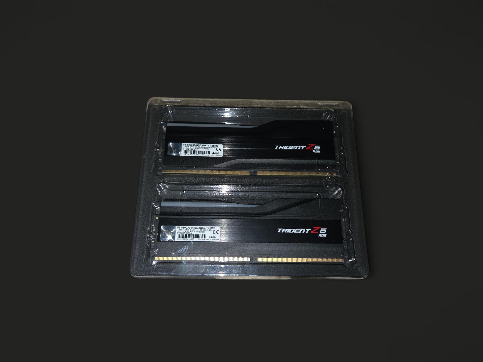 G.Skill Trident Z5 Intel / XMP 64GB Total DDR5 6800 CL34