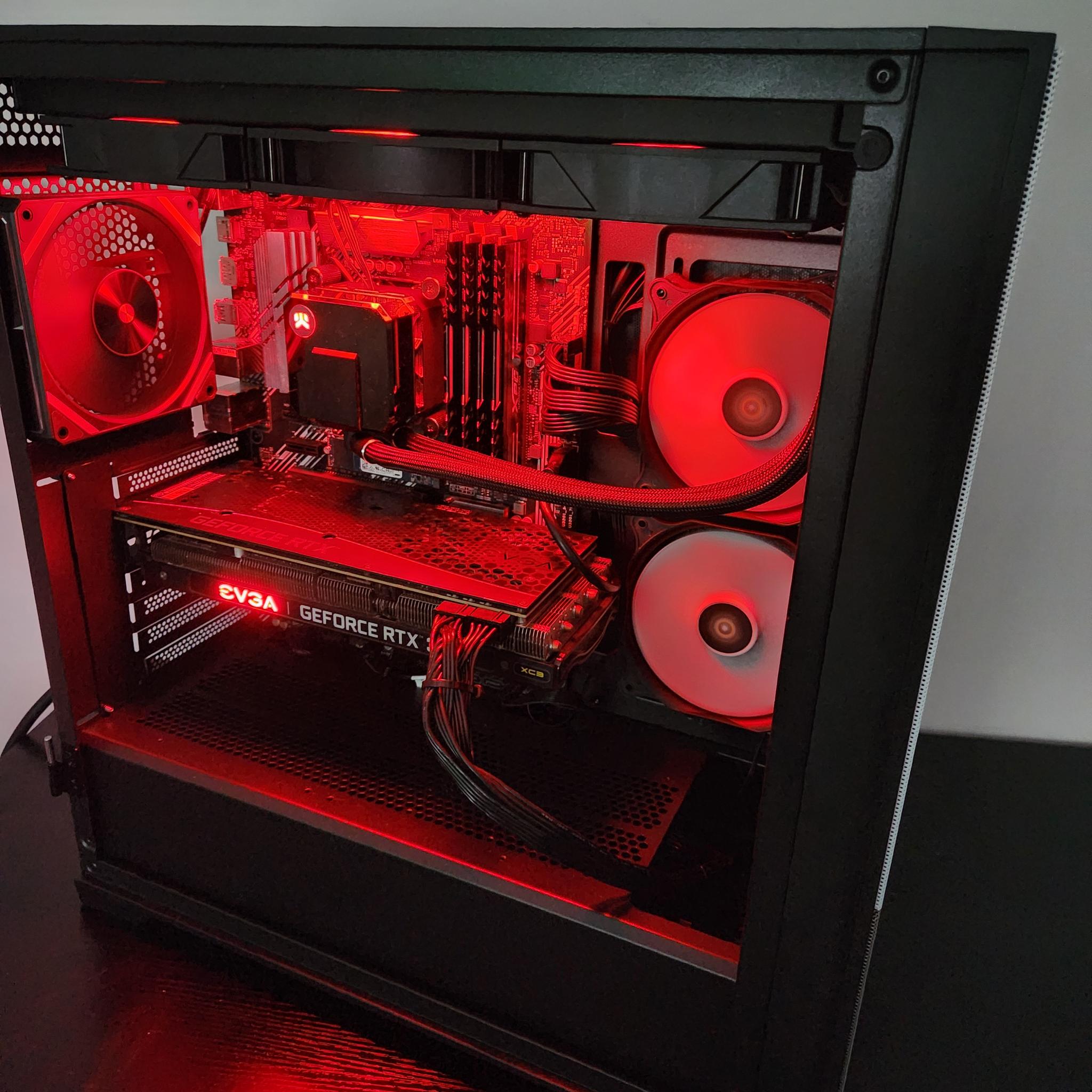 THE RED MONSTER VII RTX 3070/ 32 gigs of RAM! Gaming/ streaming pc!
