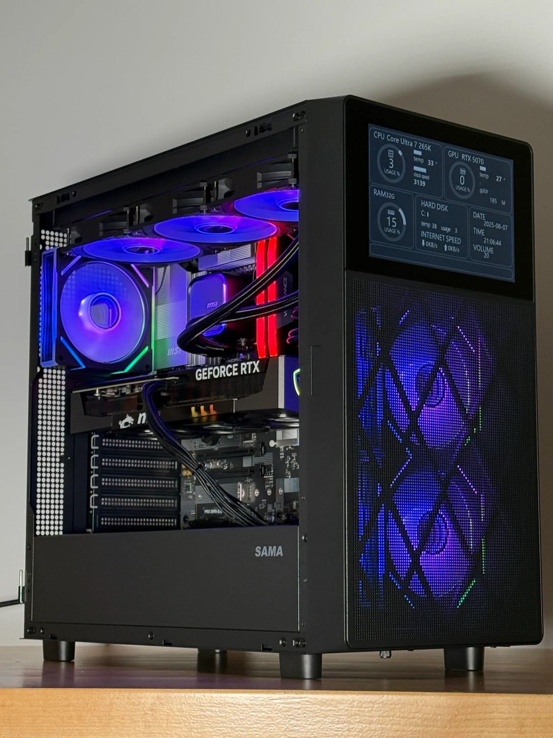 RTX 5070 Intel Core Ultra 7 265k Gaming PC | Jawa