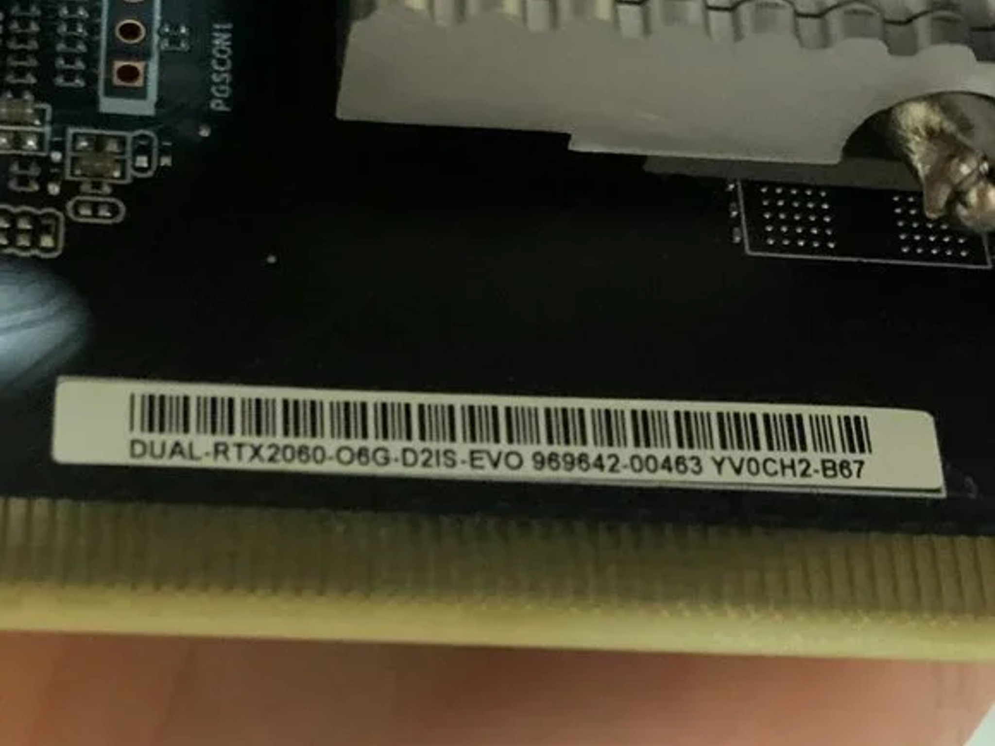 ASUS Nvidia 2060GPU, Lightly Used