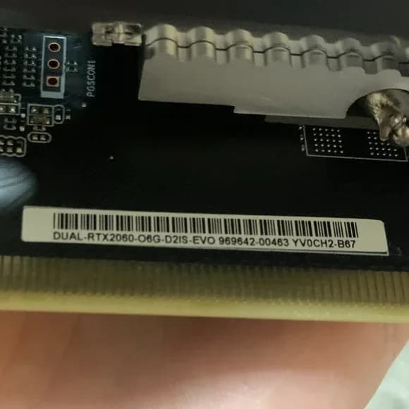ASUS Nvidia 2060GPU, Lightly Used