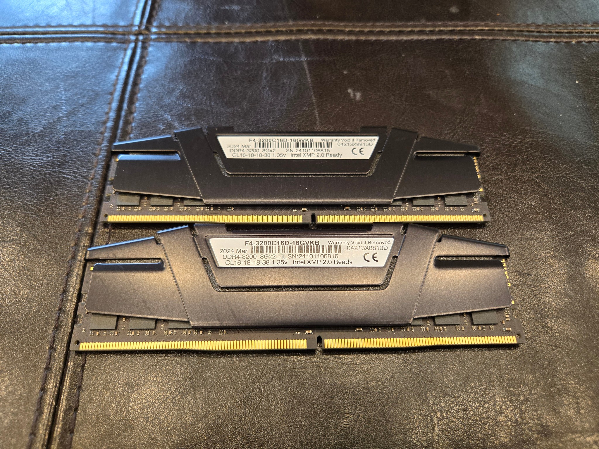 2x8GB DDR4-3200 C16 (G.Skill Ripjaws V) - Used
