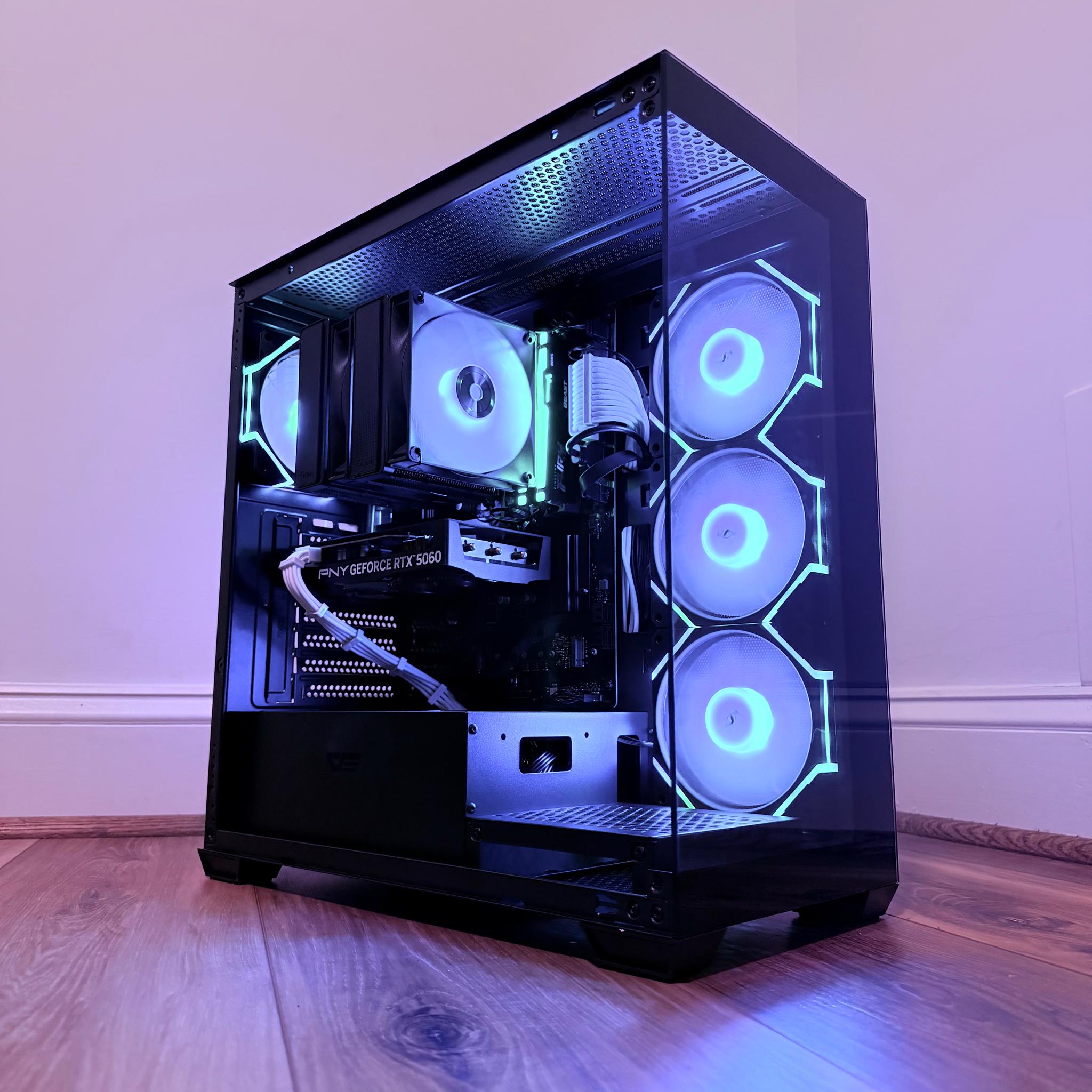 ❄️"Frozen Echo"❄️| 1080/1440p Gaming | Intel Ultra 7 265k | RTX 5060 | 16B DDR5 | 1tb Storage