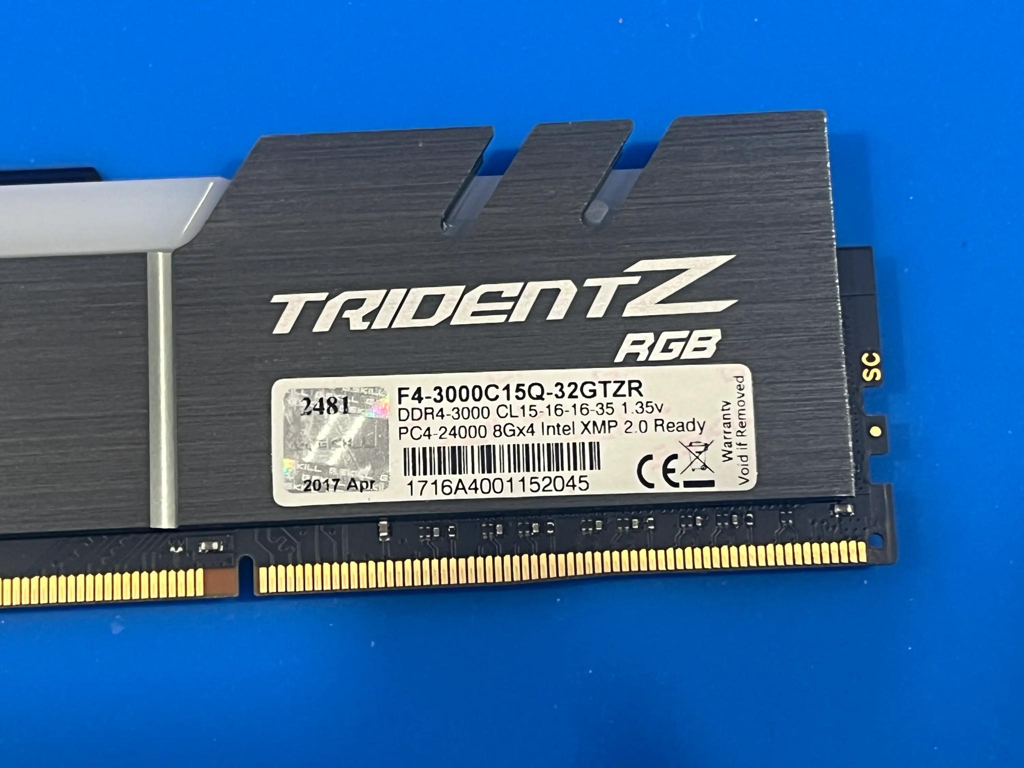 GSKILL TRIDENT Z RGB 32GB DDR4