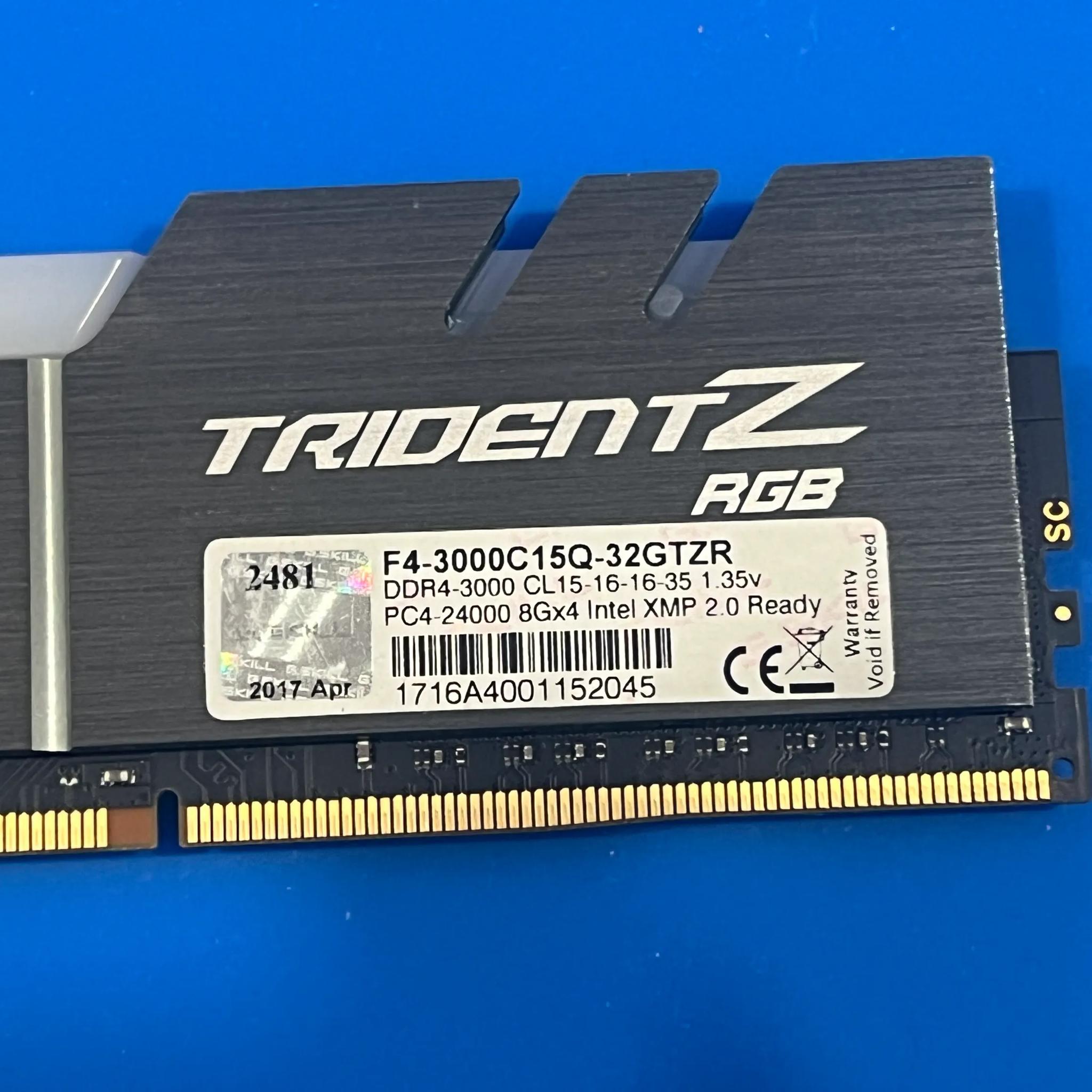 GSKILL TRIDENT Z RGB 32GB DDR4