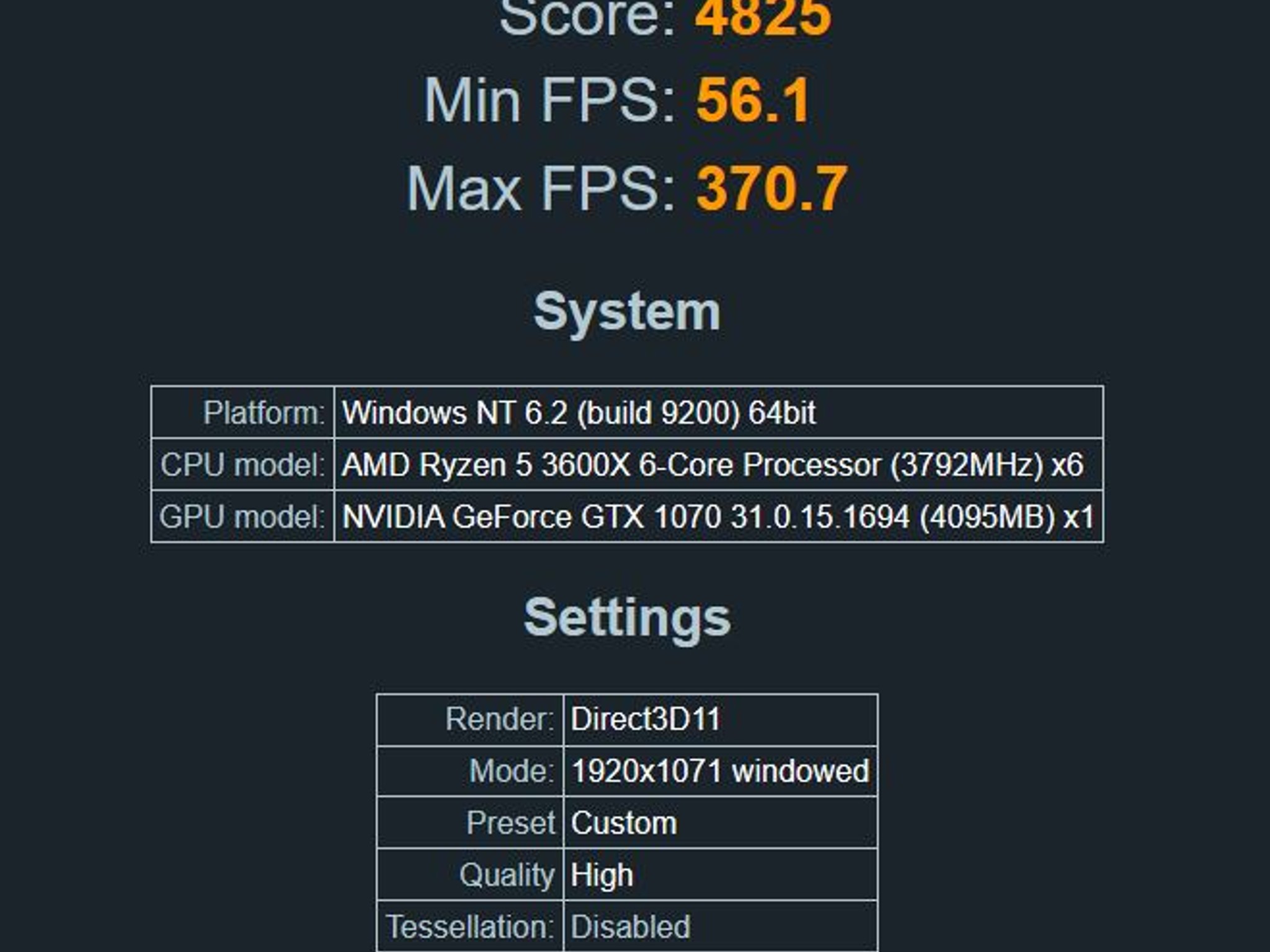 AMD Ryzen 5 3600x, nVidia GTX 1070 SC (8gb), DDR4 3200MHz 16GB (8x2), 1TB NVMe, 635W modular