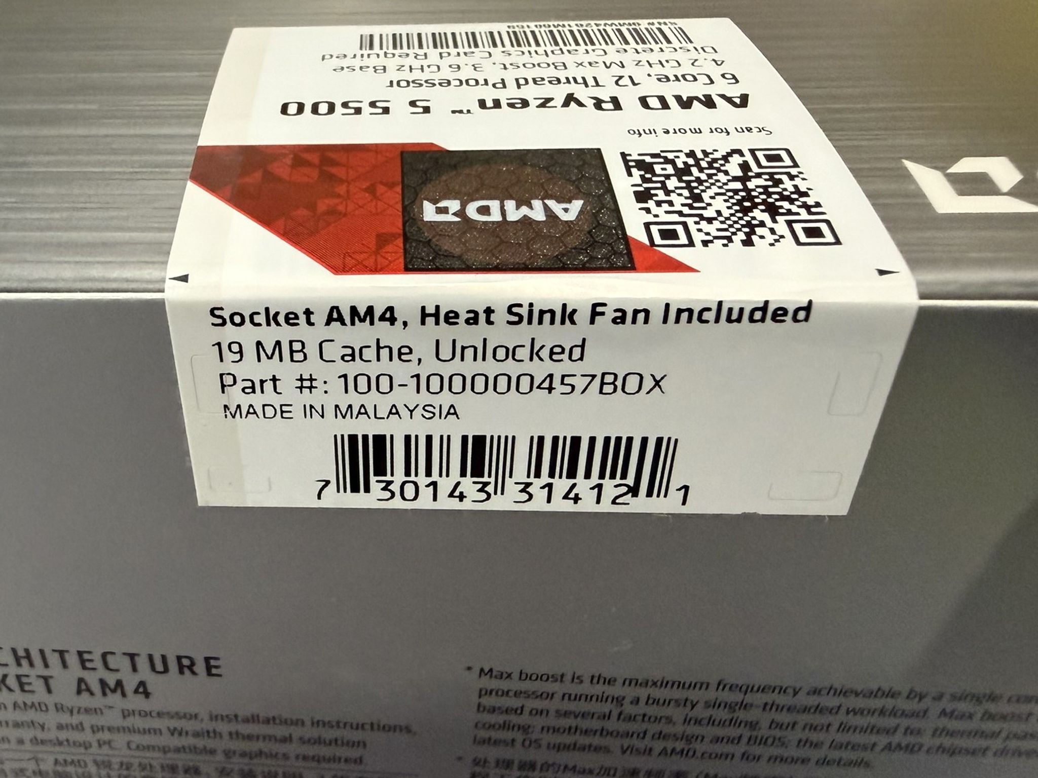 AMD Ryzen 5 5500