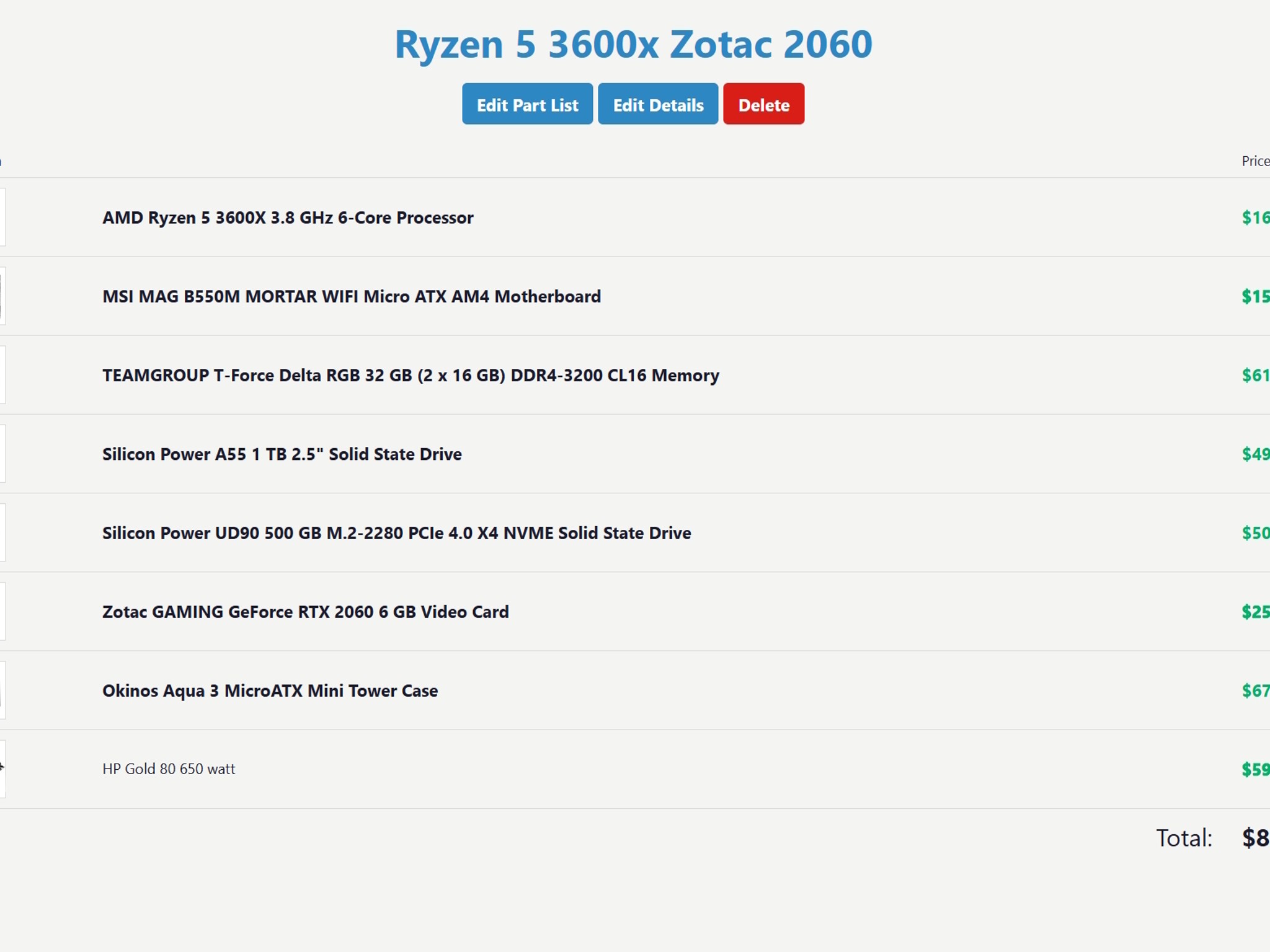 Gaming PC AMD Ryzen 5 3600x Zotac GeForce 2060 Gaming 10k+ Games Dual Boot Emulation