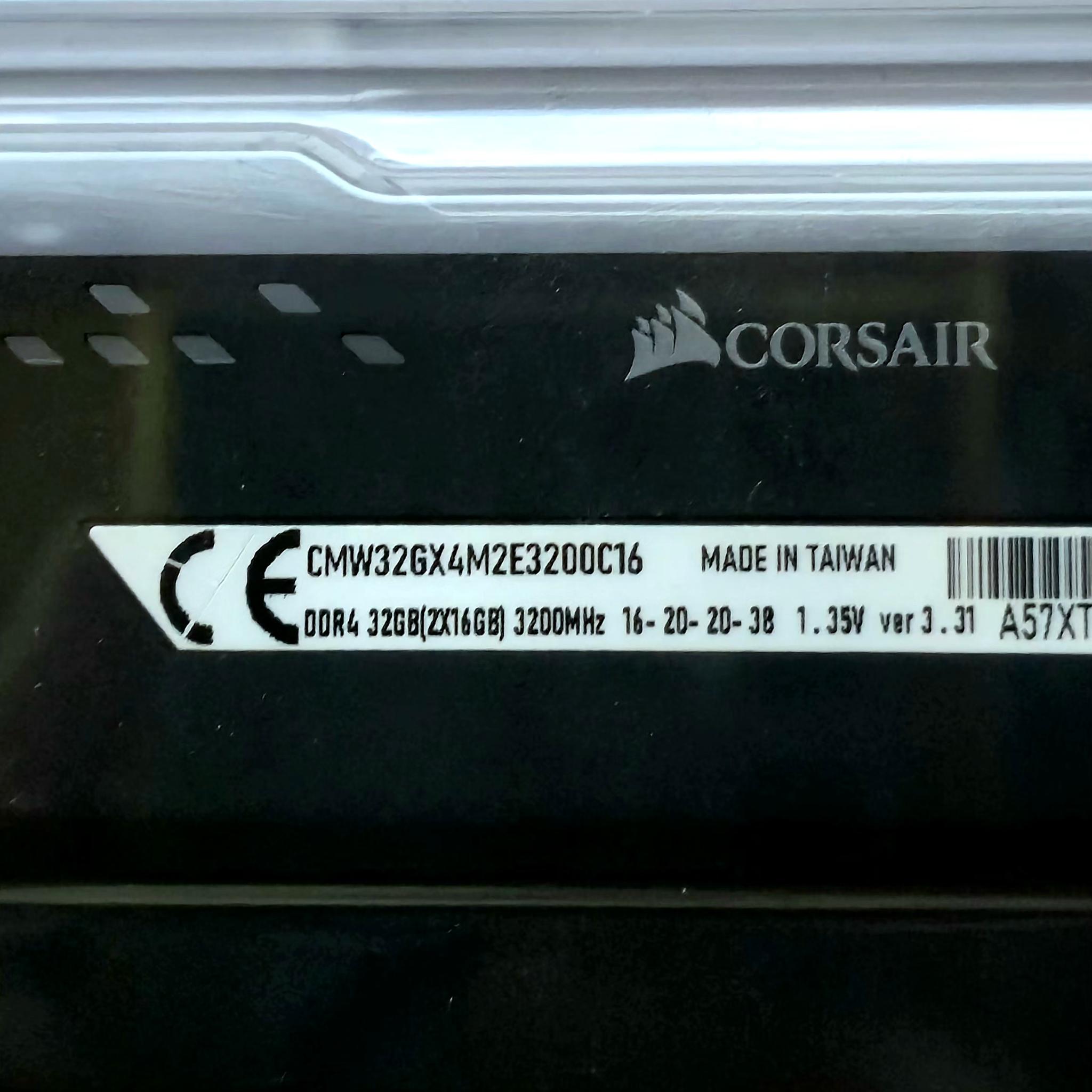 Corsair Vengeance RGB Pro 32gb (2x16) DDR4 3200MHz