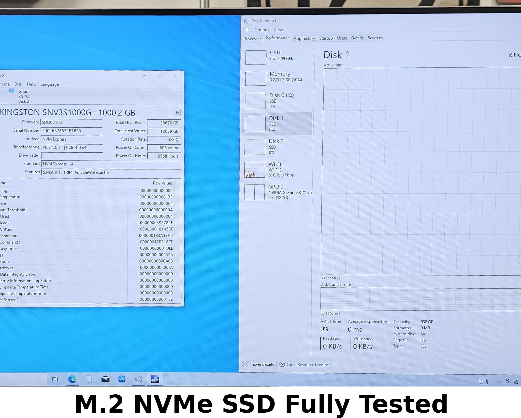 1TB NVMe M.2 SSD Kingston SNV3S1000G