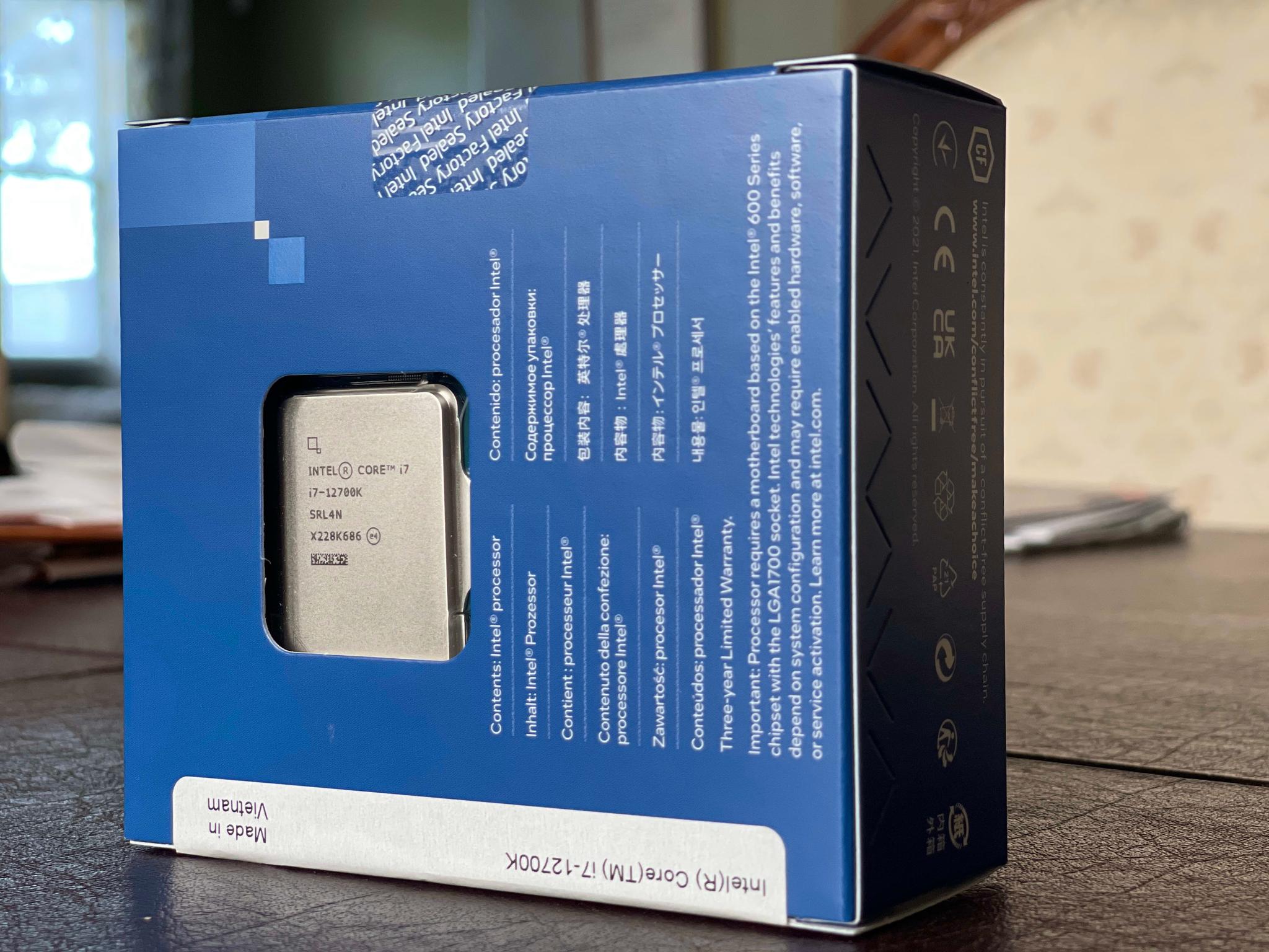 Sealed 12700K - Intel Core i7 12700K 12th Gen Alder Lake 12-Core 8P+4E 125W Processor BX8071512700K