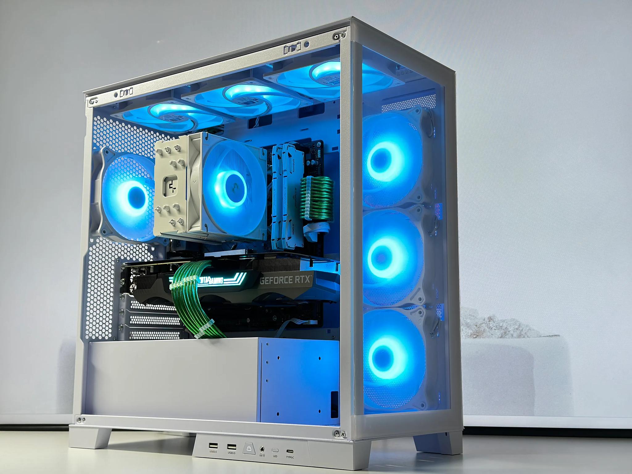 🖤💚❔The Riddler- NVidia RTX 3070 Ti-AMD Ryzen 7 5700X 8-Core-32GB DDR4-1TB NVME