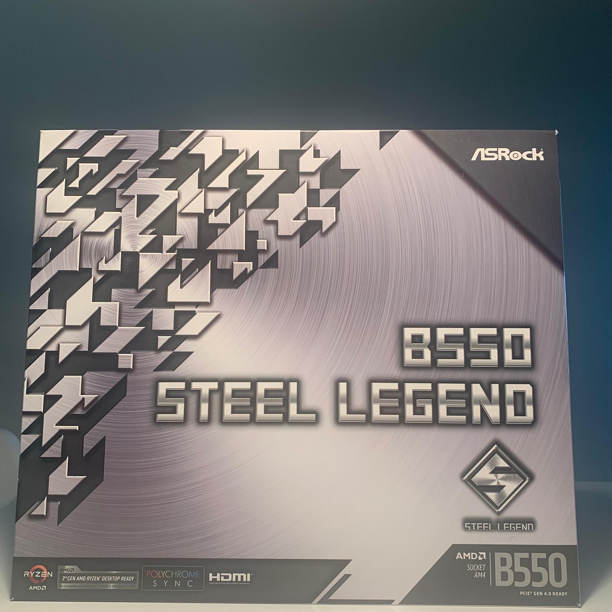 ASRock B550 Steel Legend Motherboard - BRAND NEW!