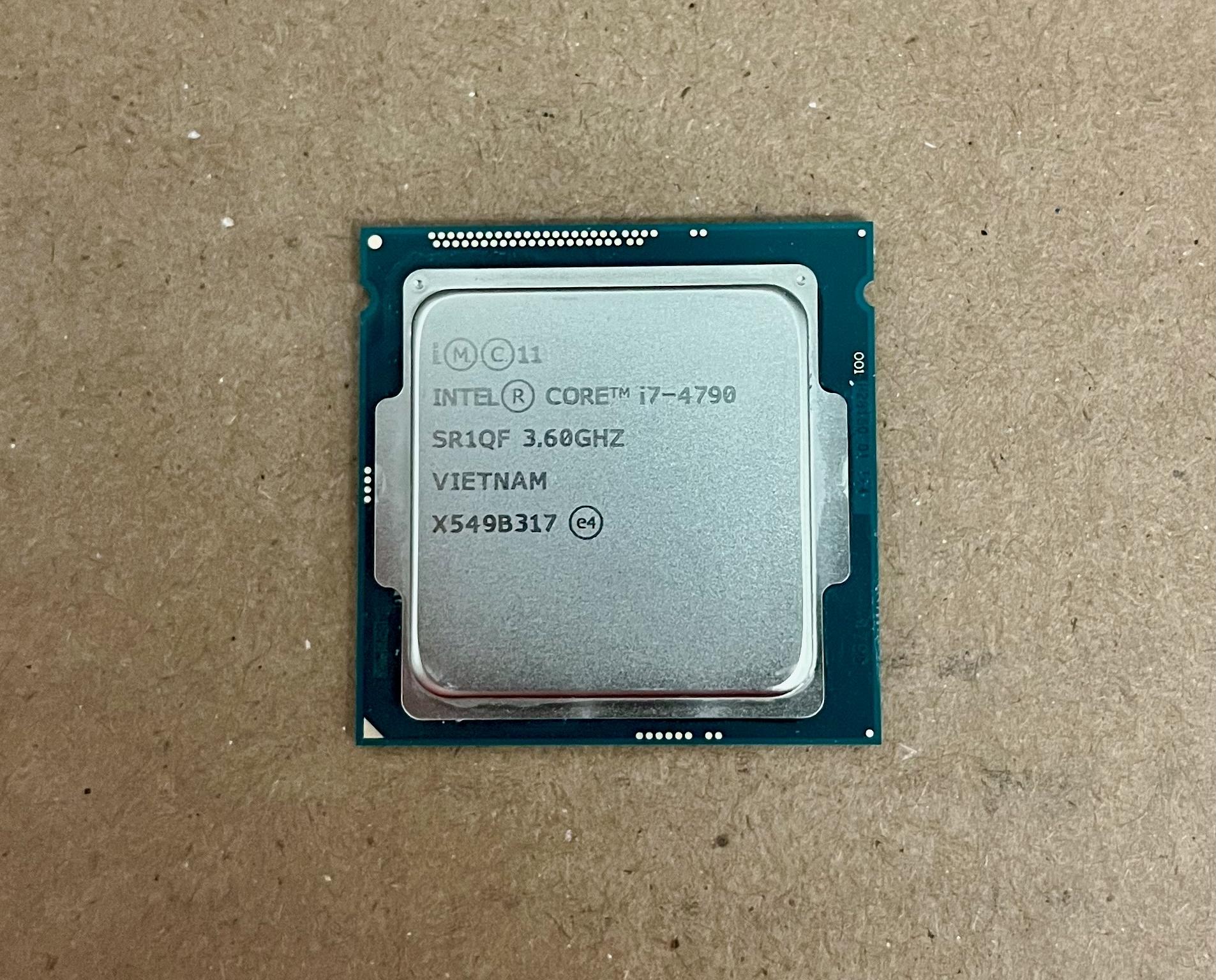 Intel i7-4790 (3.60GHz base, 4.00GHz max, LGA 1150) harvested from Optiplex 9020 MT for Sleeper