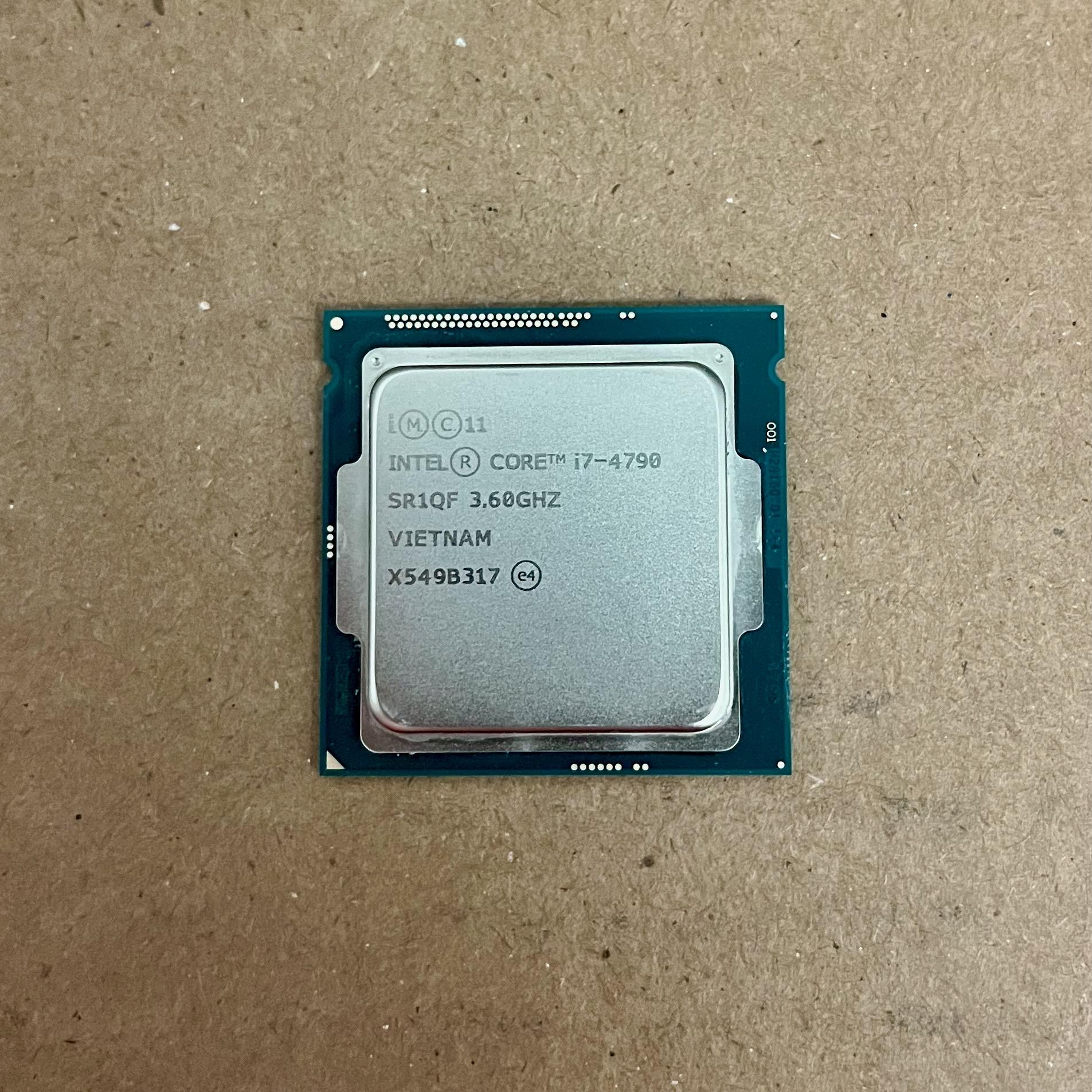 Intel i7-4790 (3.60GHz base, 4.00GHz max, LGA 1150) harvested from Optiplex 9020 MT for Sleeper