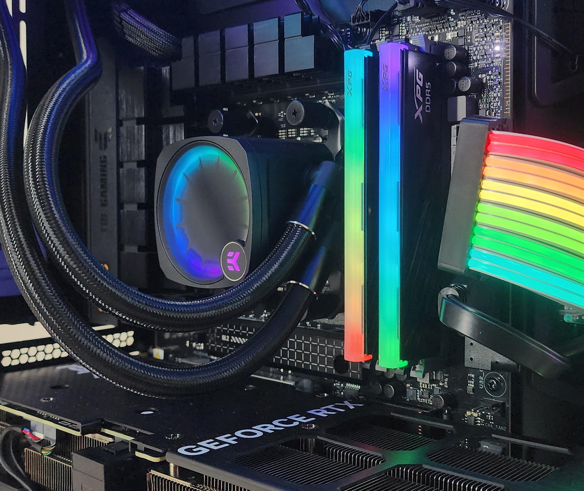 Gaming PC Ryzen 9 9950X3D 32GB RAM 2TB SSD RTX 4070 Ti SUPER 16GB Win11 Computer