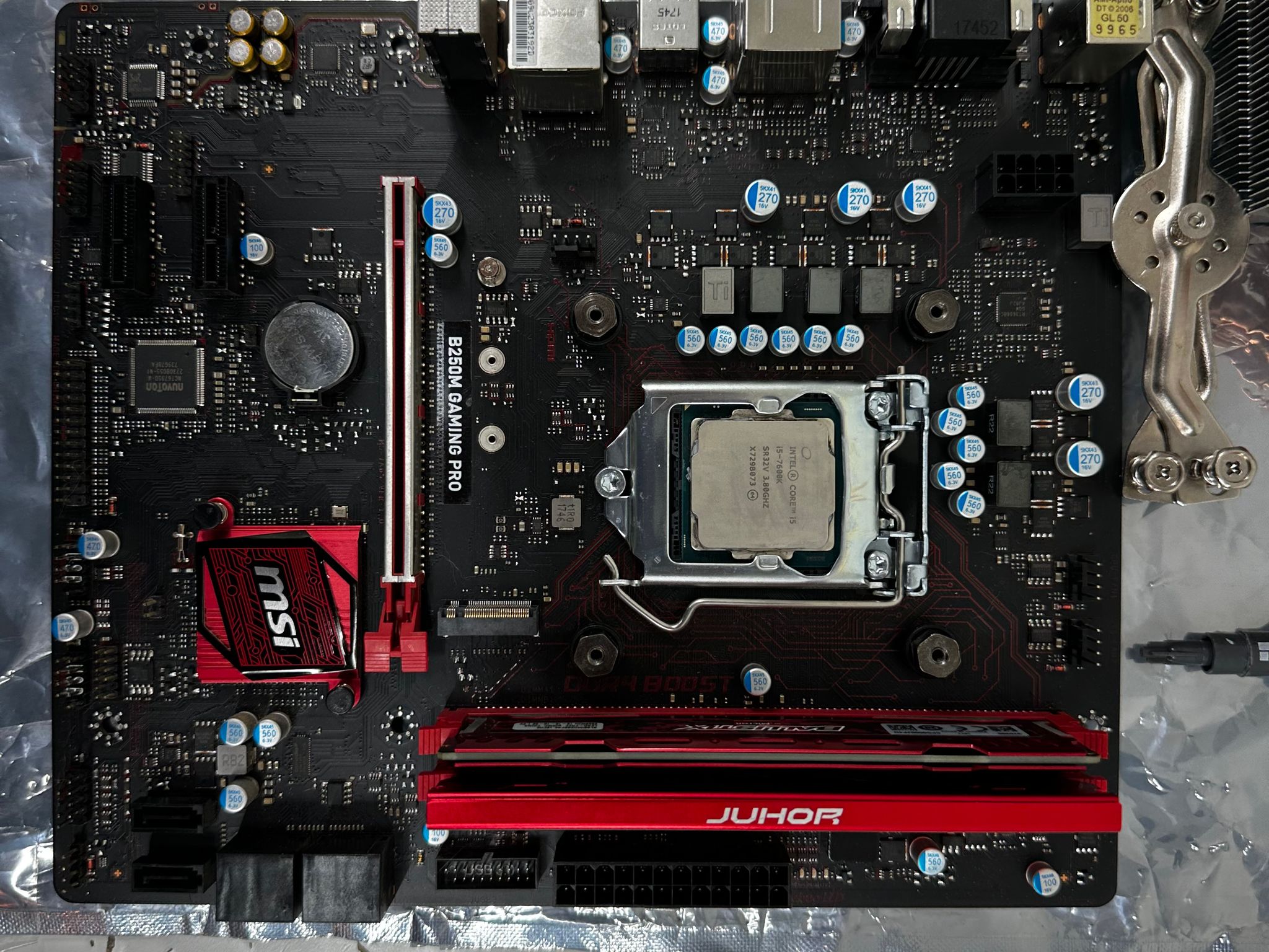i5-7600K | MSI B250M Gaming Pro | 12GB DDR4 RAM | CoolerMaster Hyper212 EVO Motherboard Bundle