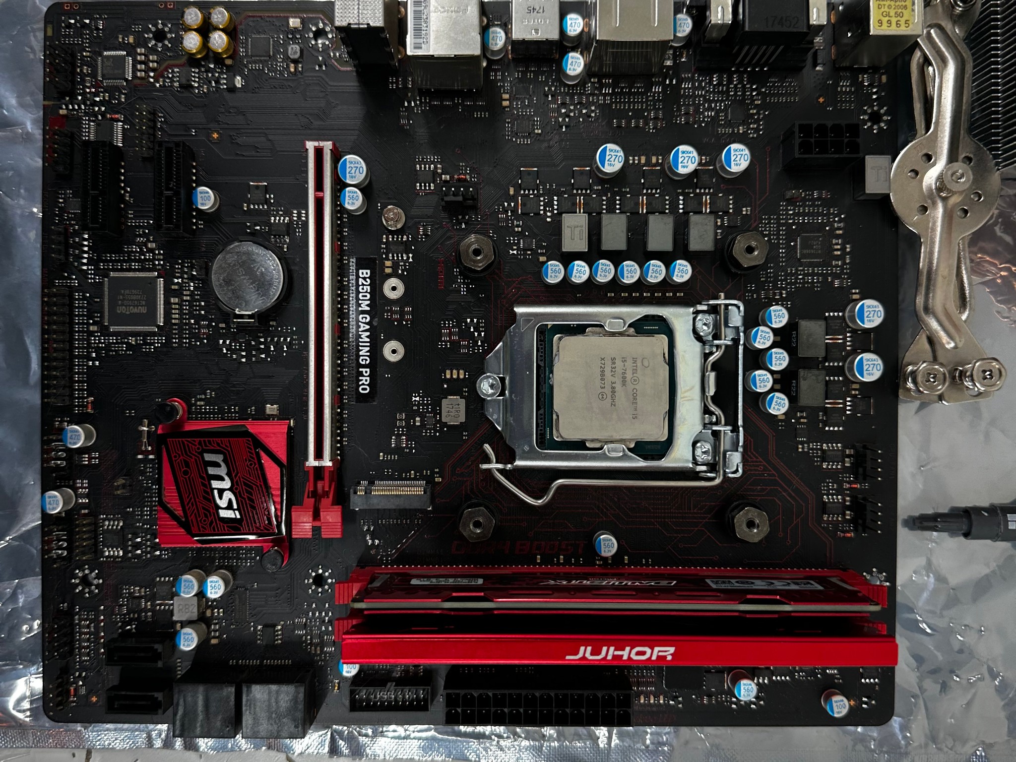 i5-7600K | MSI B250M Gaming Pro | 12GB DDR4 RAM | CoolerMaster Hyper212 EVO Motherboard Bundle
