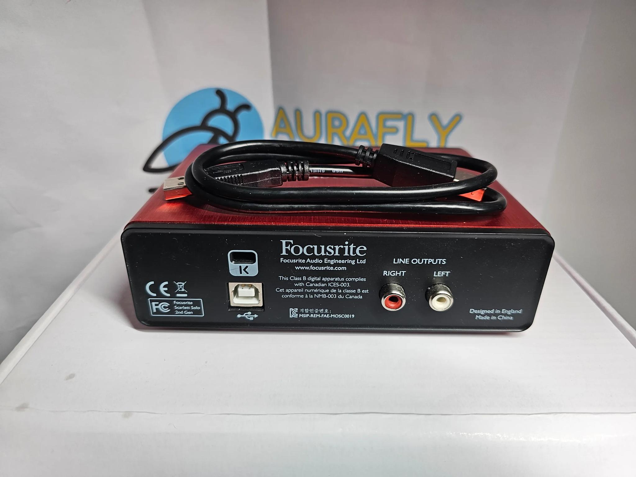 Focusrite Scarlett Solo (2nd Gen) USB Audio Interface