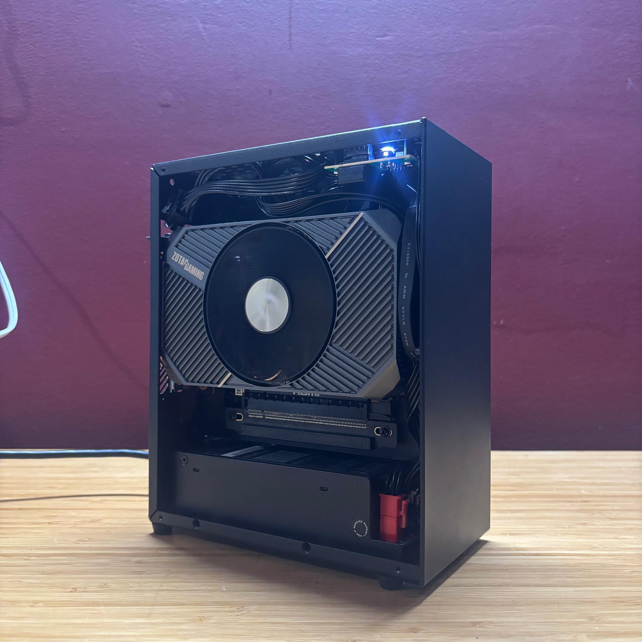 SFF GAMING PC 980 PRO SSD RYZEN 9 9900x RTX 5060, 16GB RAM, 1TB NVMe SSD