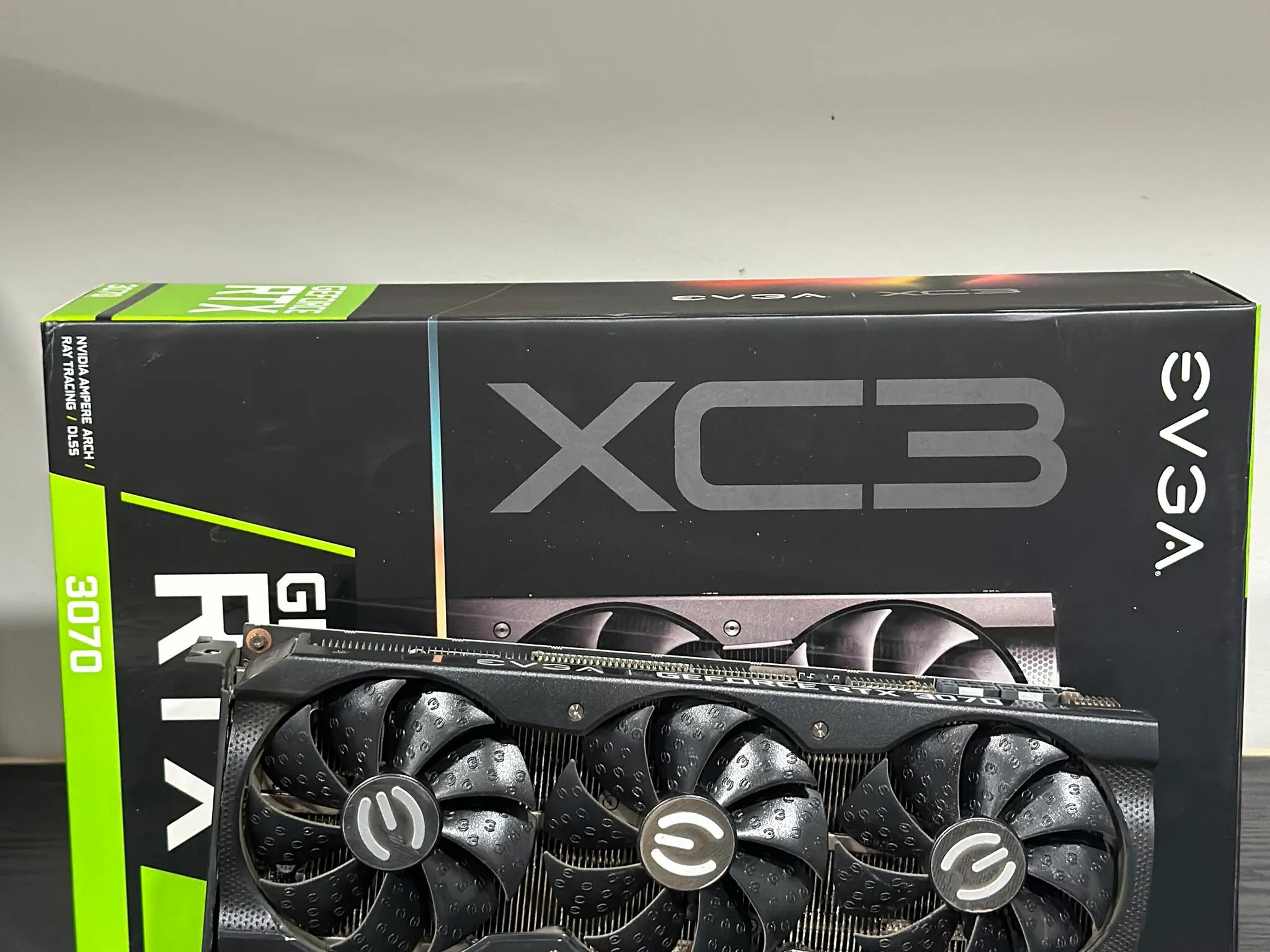 EVGA GeForce RTX 3070 XC3 ULTRA GAMING Video Card, 8GB GDDR6, iCX3 Cooling