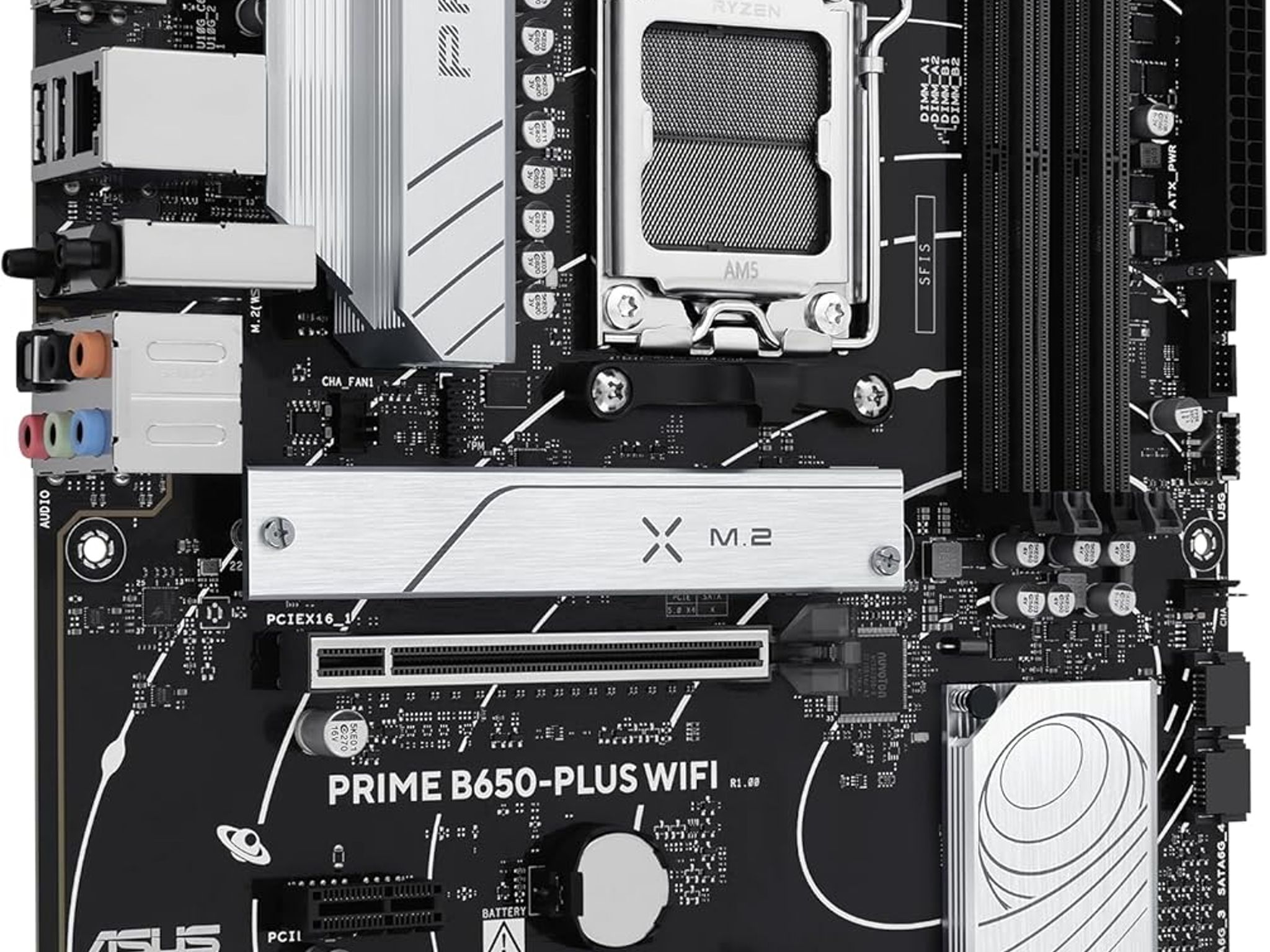 ASUS PRIME B650-PLUS WIFI AMD B650 AM5 Ryzen™ Desktop 9000 8000 & 7000 ATX motherboard