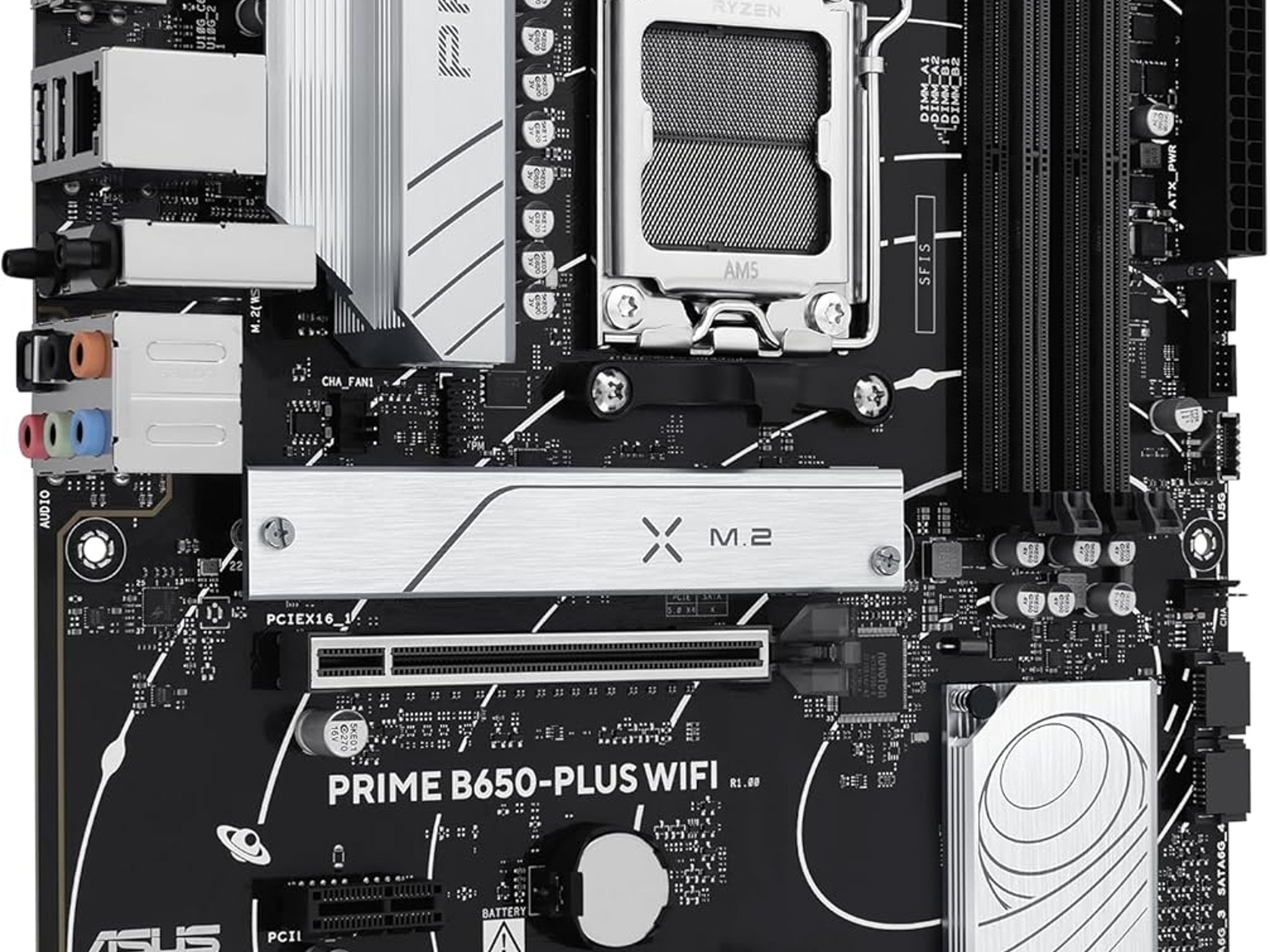 ASUS PRIME B650-PLUS WIFI AMD B650 AM5 Ryzen™ Desktop 9000 8000 & 7000 ATX motherboard