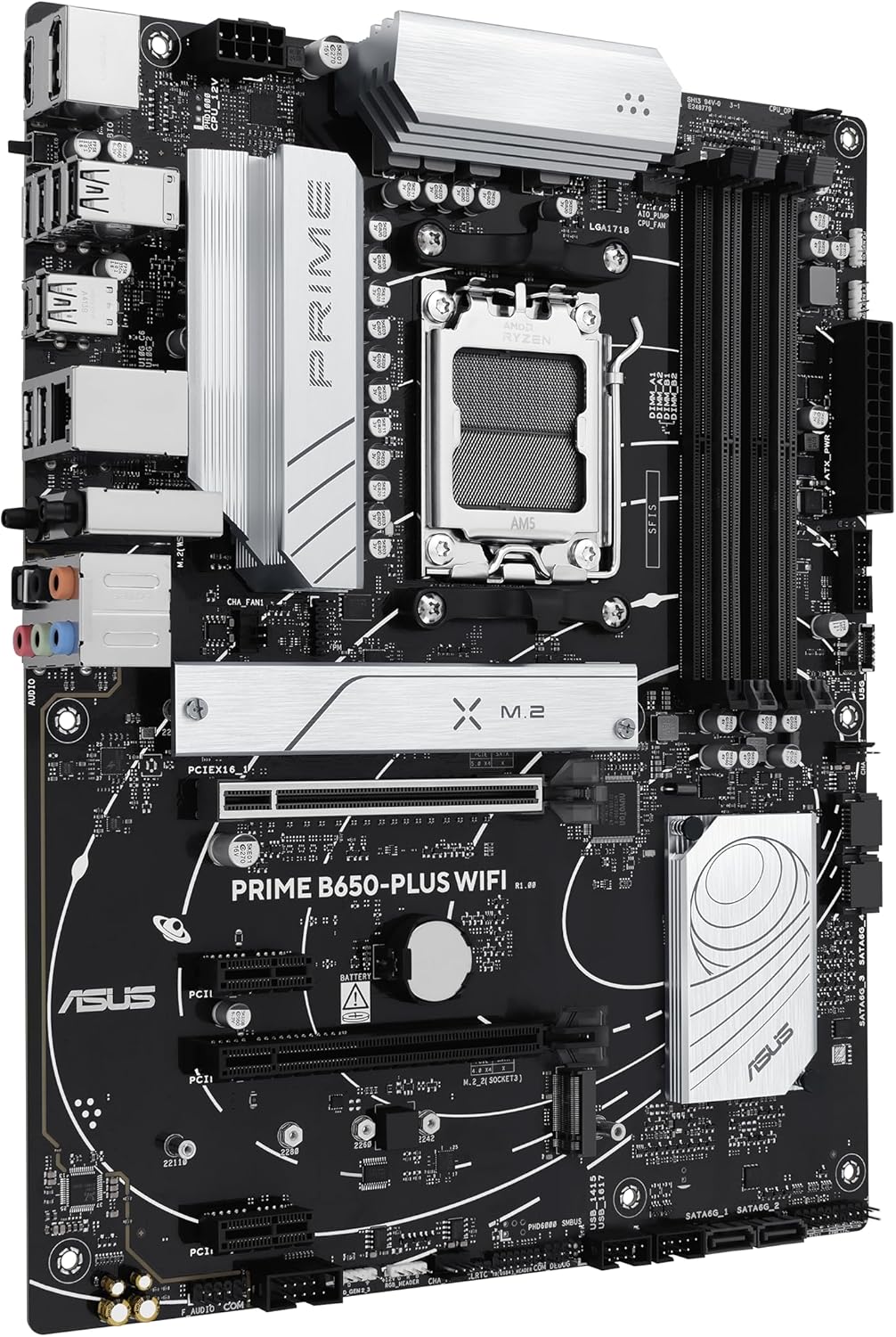 ASUS PRIME B650-PLUS WIFI AMD B650 AM5 Ryzen™ Desktop 9000 8000 & 7000 ATX motherboard
