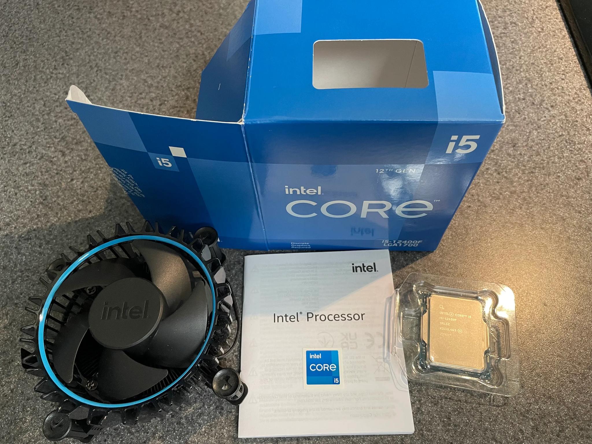 Like New! Intel i5 12400F 6 Cores LGA1700