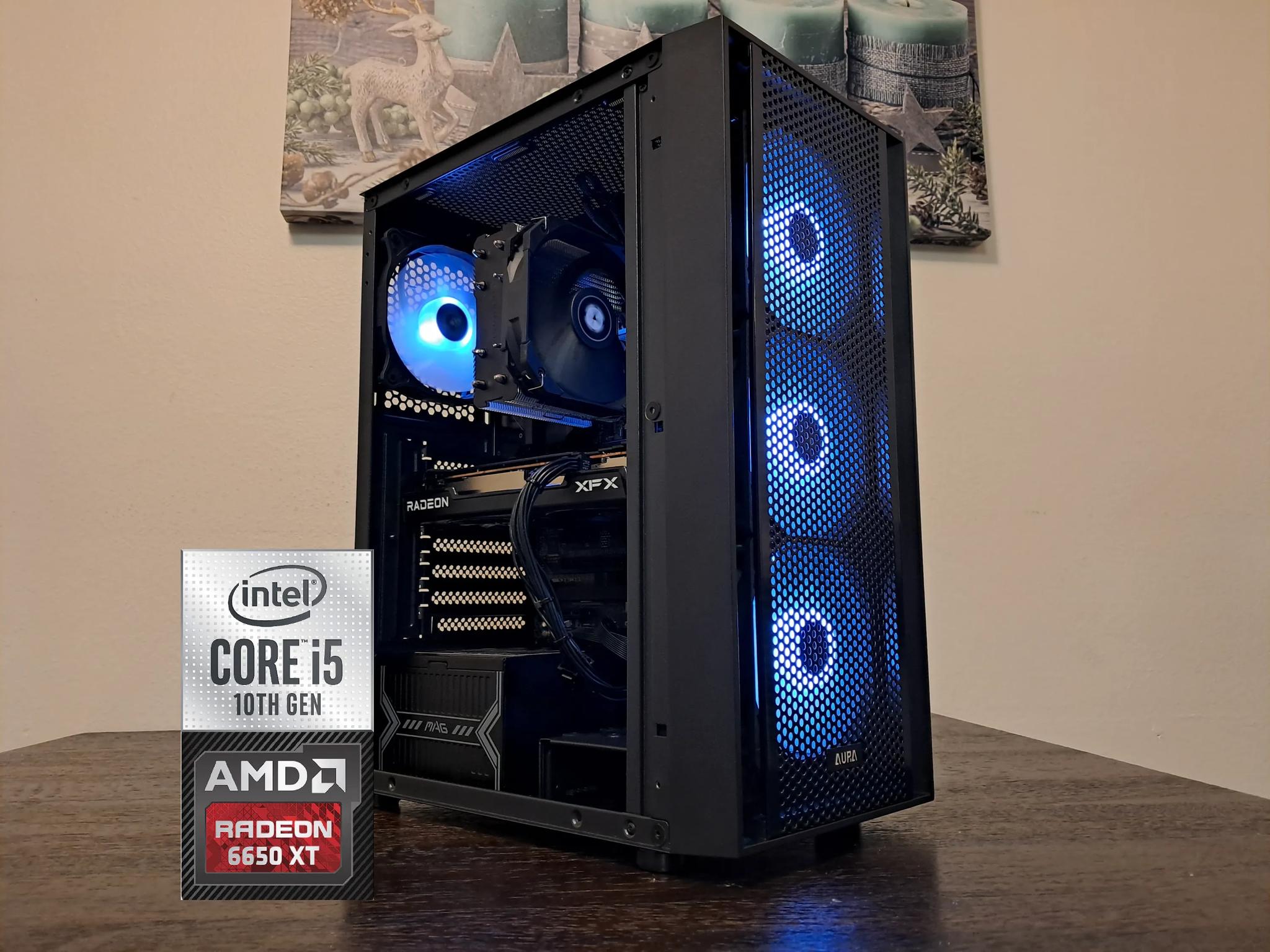 ⚫⚔️1080p Ultra Slayer⚔️⚫ Radeon RX 6650 XT 8GB | Intel Core i5-10400 | 1TB SSD