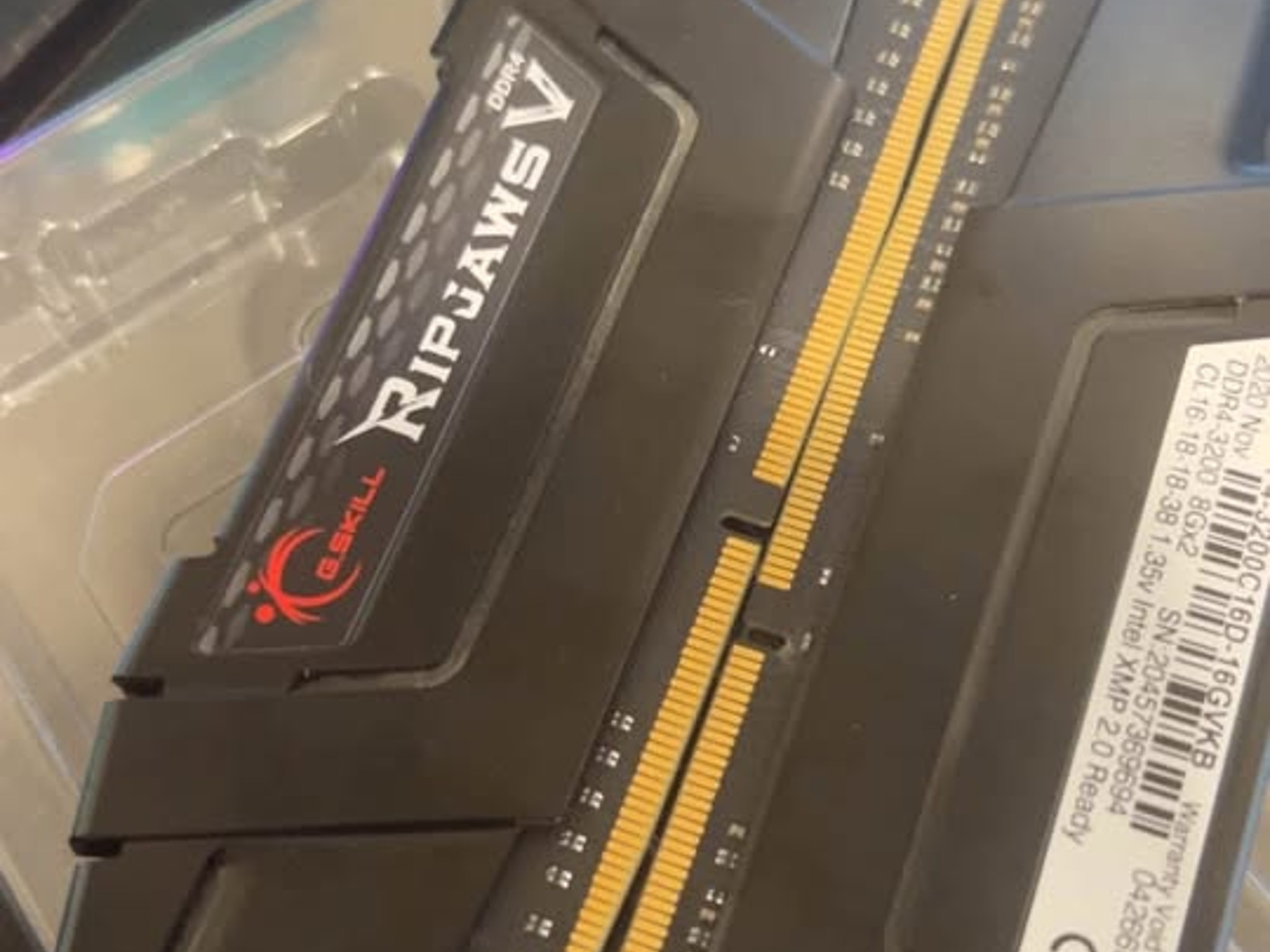 G.Skill Ripjaws V 16GB (2x8GB) 3200mhz DDR4