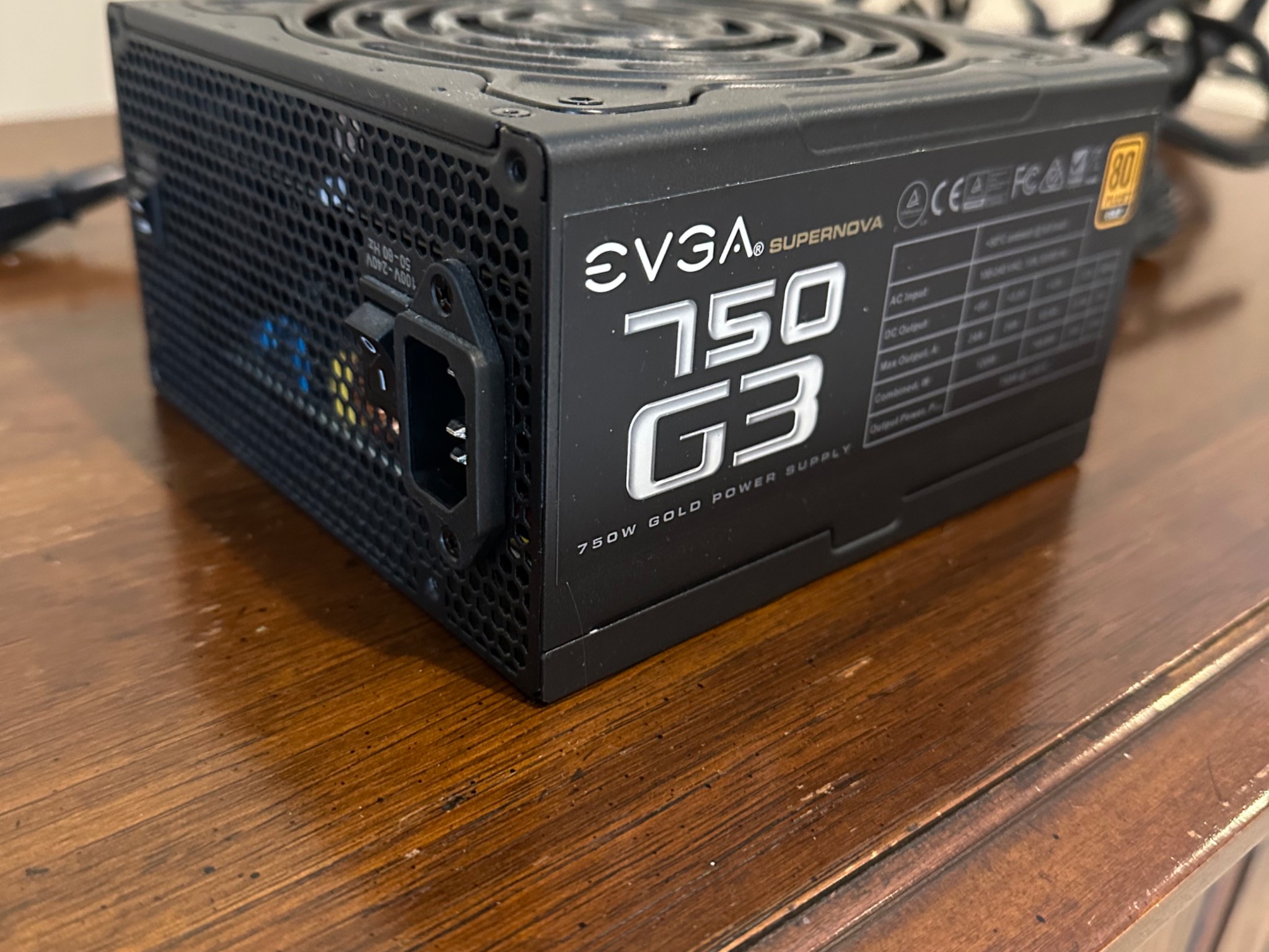 EVGA Supernova G3 750W 80 Plus Gold Power Supply Fully Modular