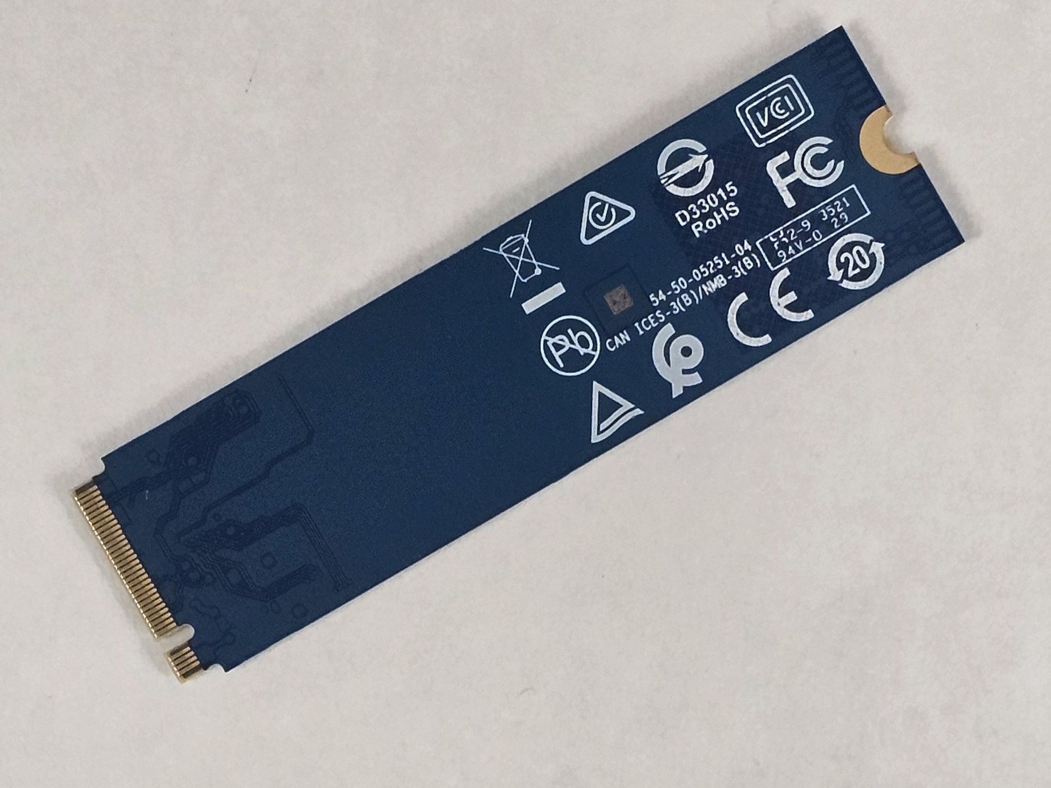 512GB NVMe M.2 SSD WD PC SN530 Gen3