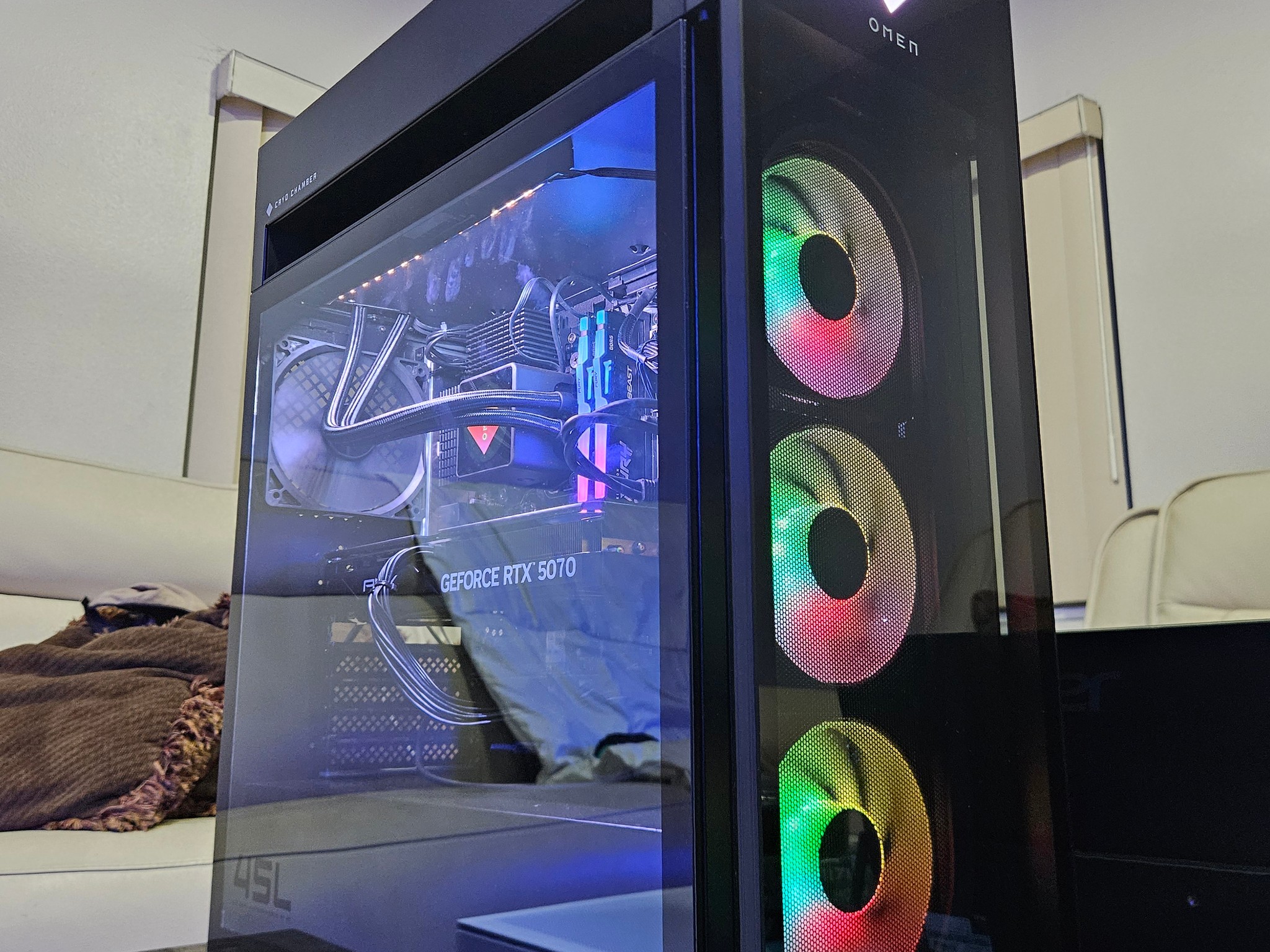 HP Omen 45L • RTX 5070 • Intel Core Ultra 5 250K • 1TB M.2 • DDR5 • Win 11 Pro • 360MM AIO