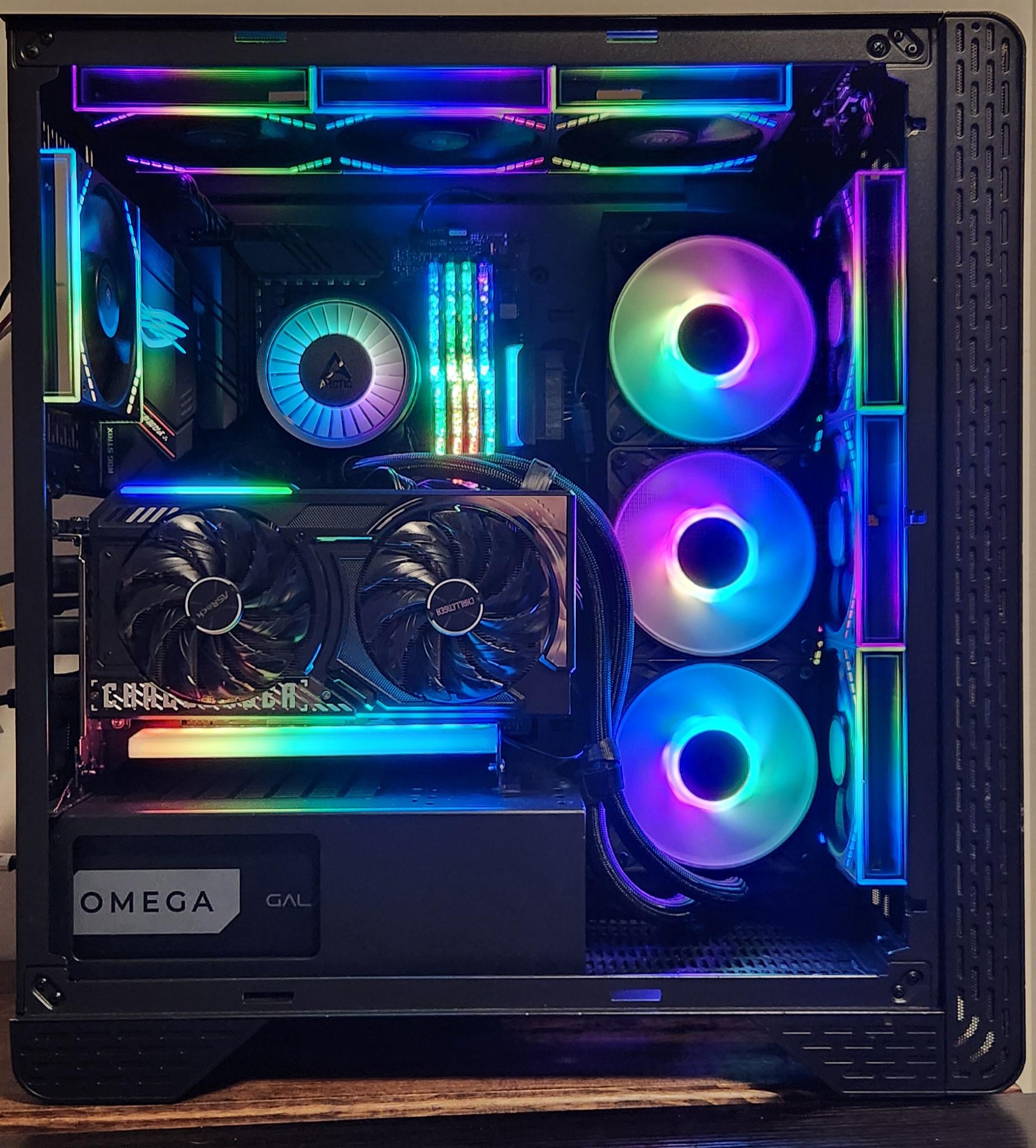 Ryzen 7 5800X - Radeon 9060 XT 16GB - 64GB G.Skill Trident Z Royal (DDR4 3600)