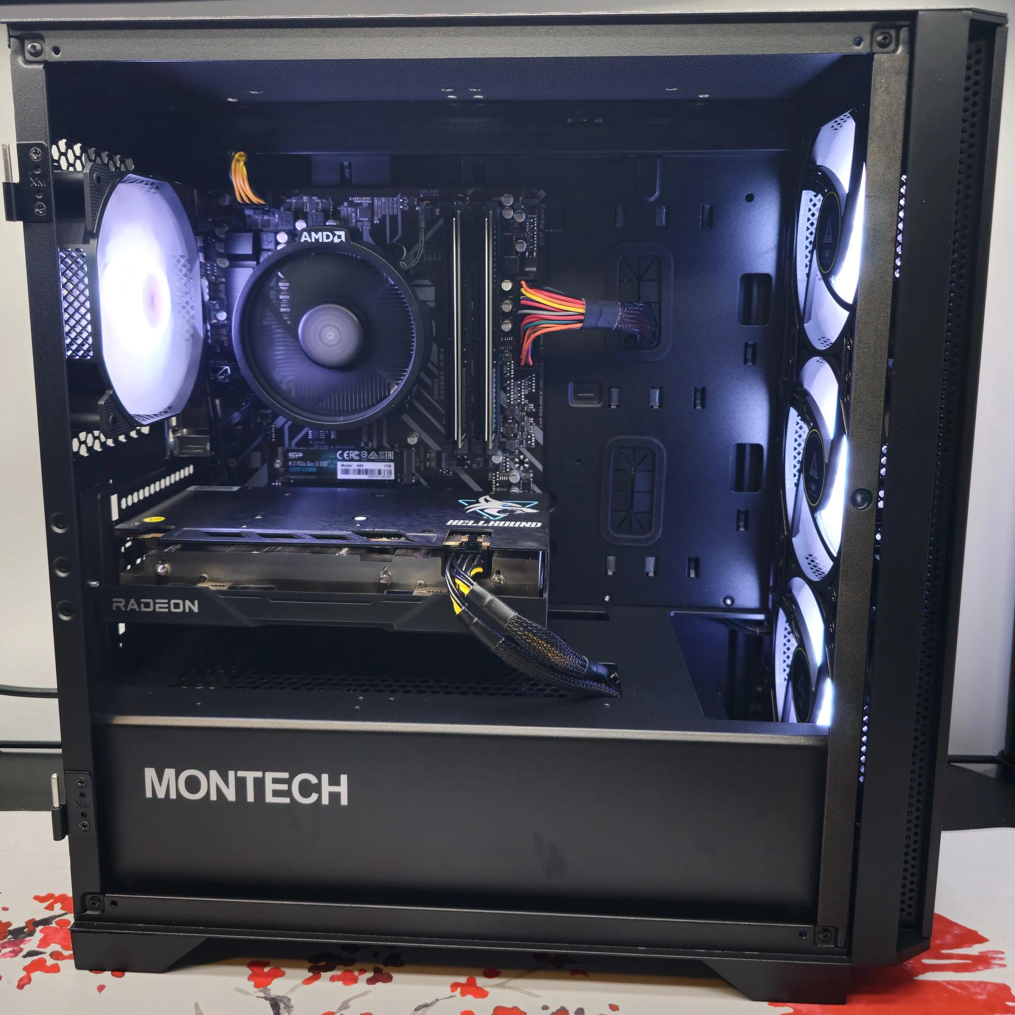Budget Baller Gaming RIG Ryzen 5 3600 / 16GB DDR4/ 1TB SSD / RX570X