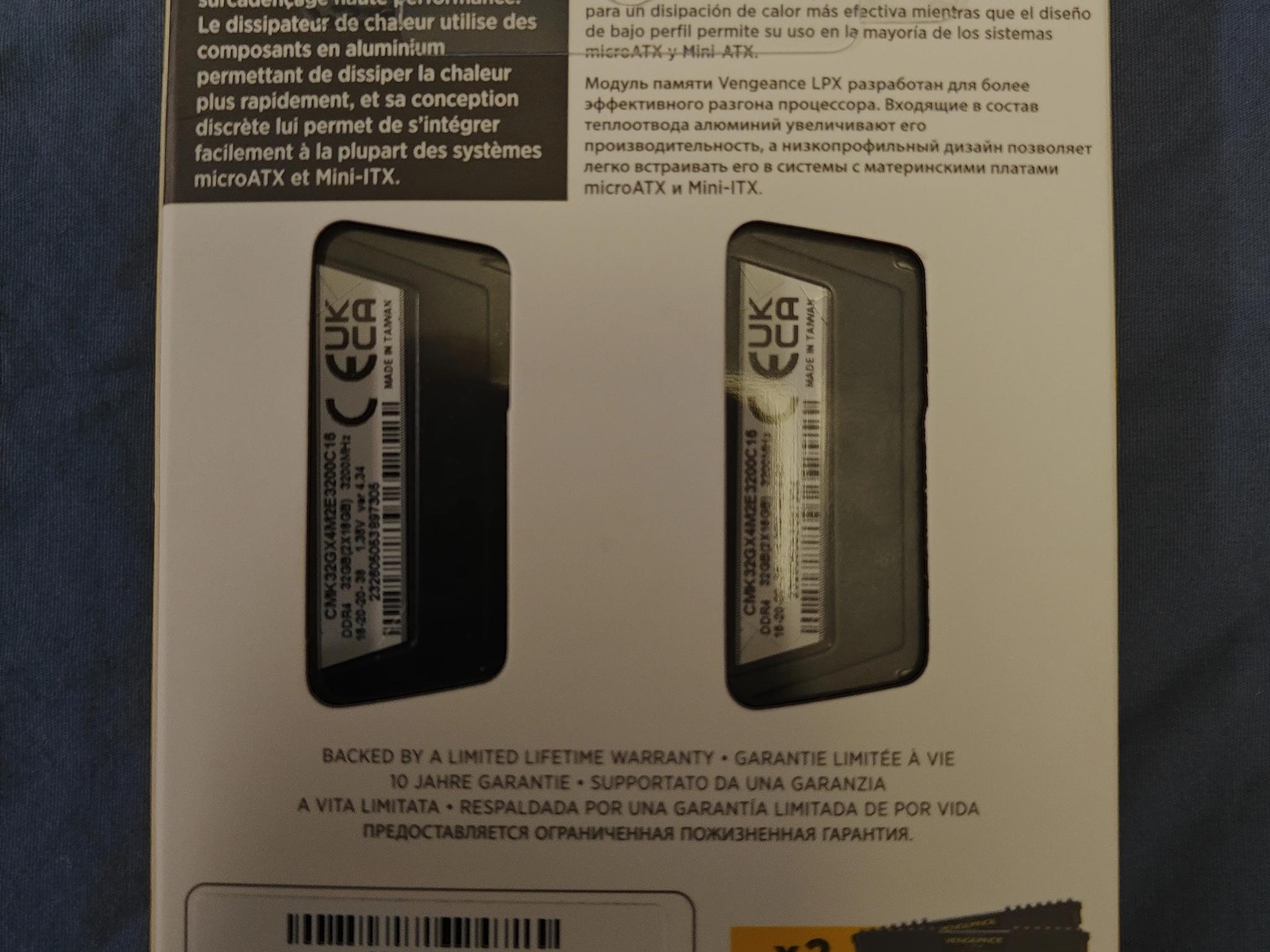 Corsair Vengence LPX 2x16GB DDR4 3200MHz CL16