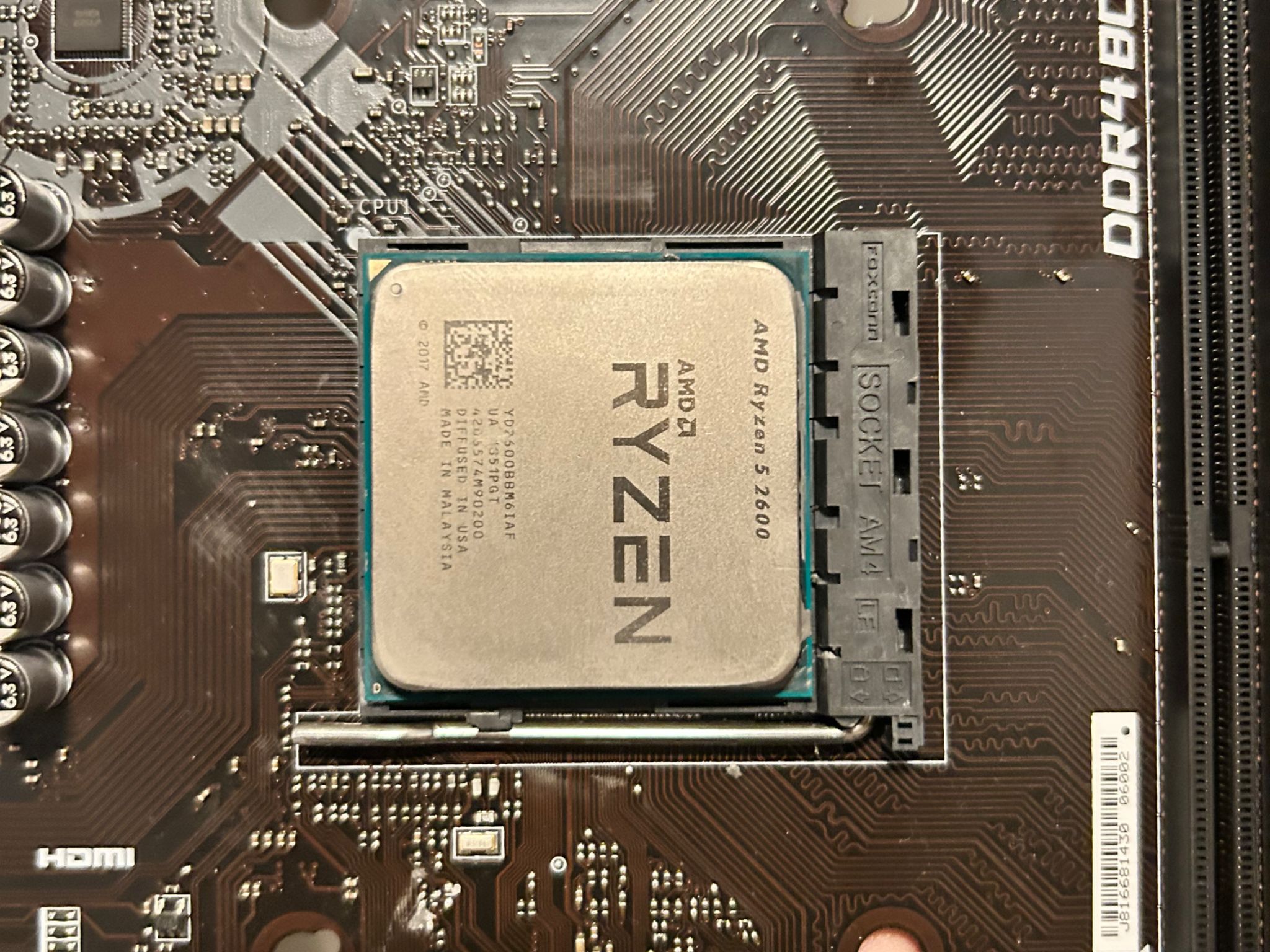 MSI B450M PRO-M2 MAX with Ryzen 5 2600 | Read Description