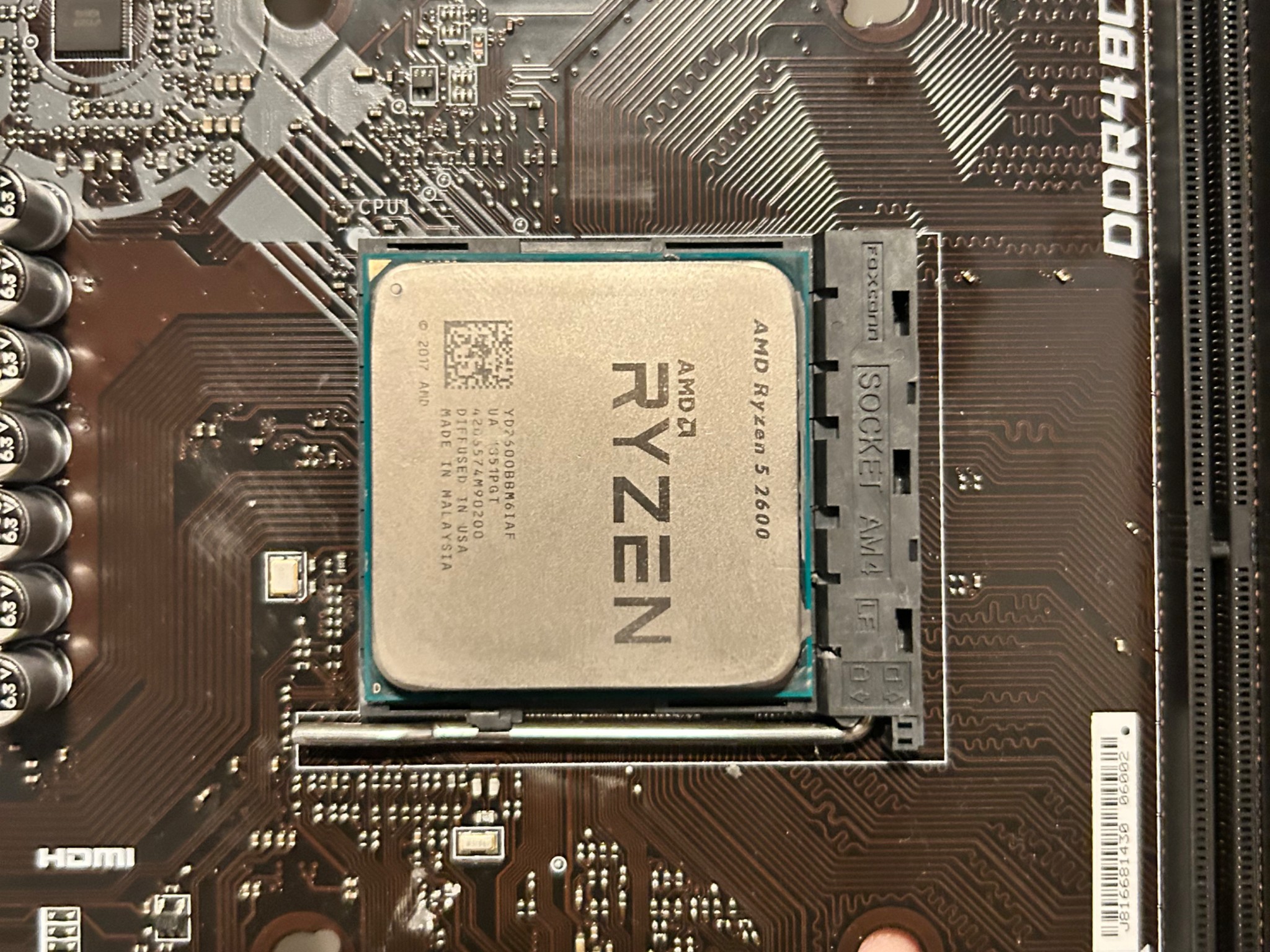 MSI B450M PRO-M2 MAX with Ryzen 5 2600 | Read Description