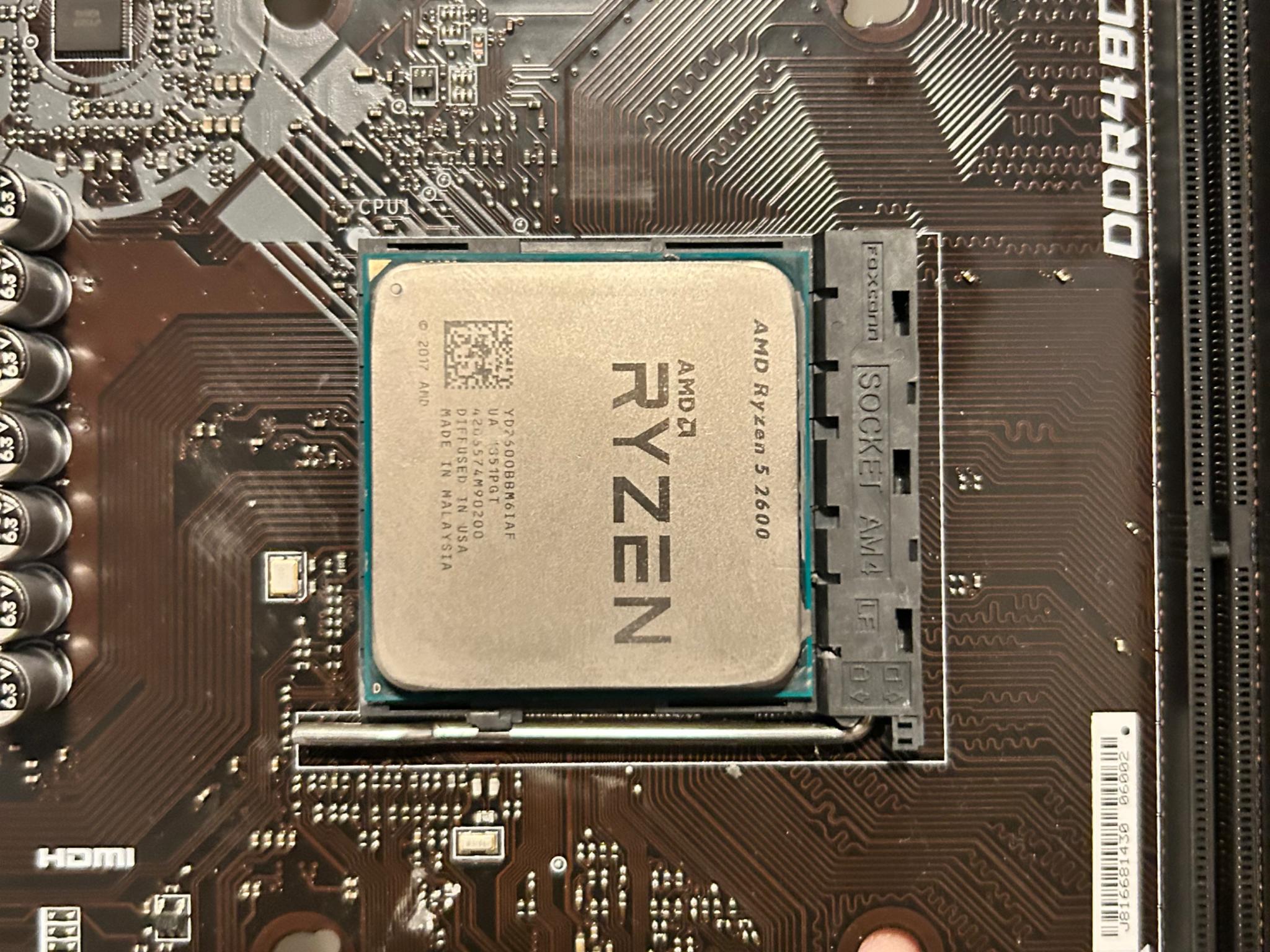 MSI B450M PRO-M2 MAX with Ryzen 5 2600 | Read Description