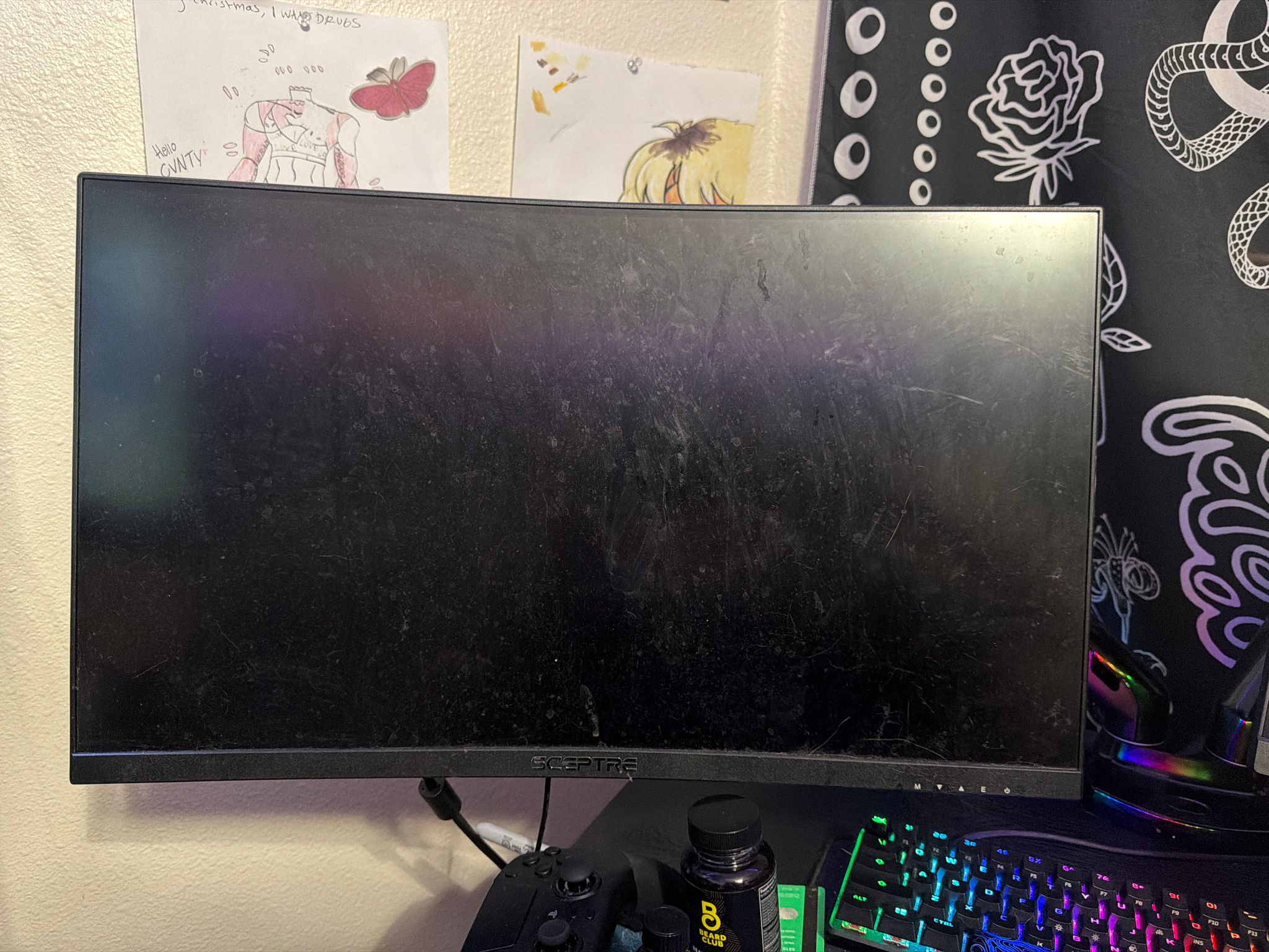 240hz curved sceptre monitor