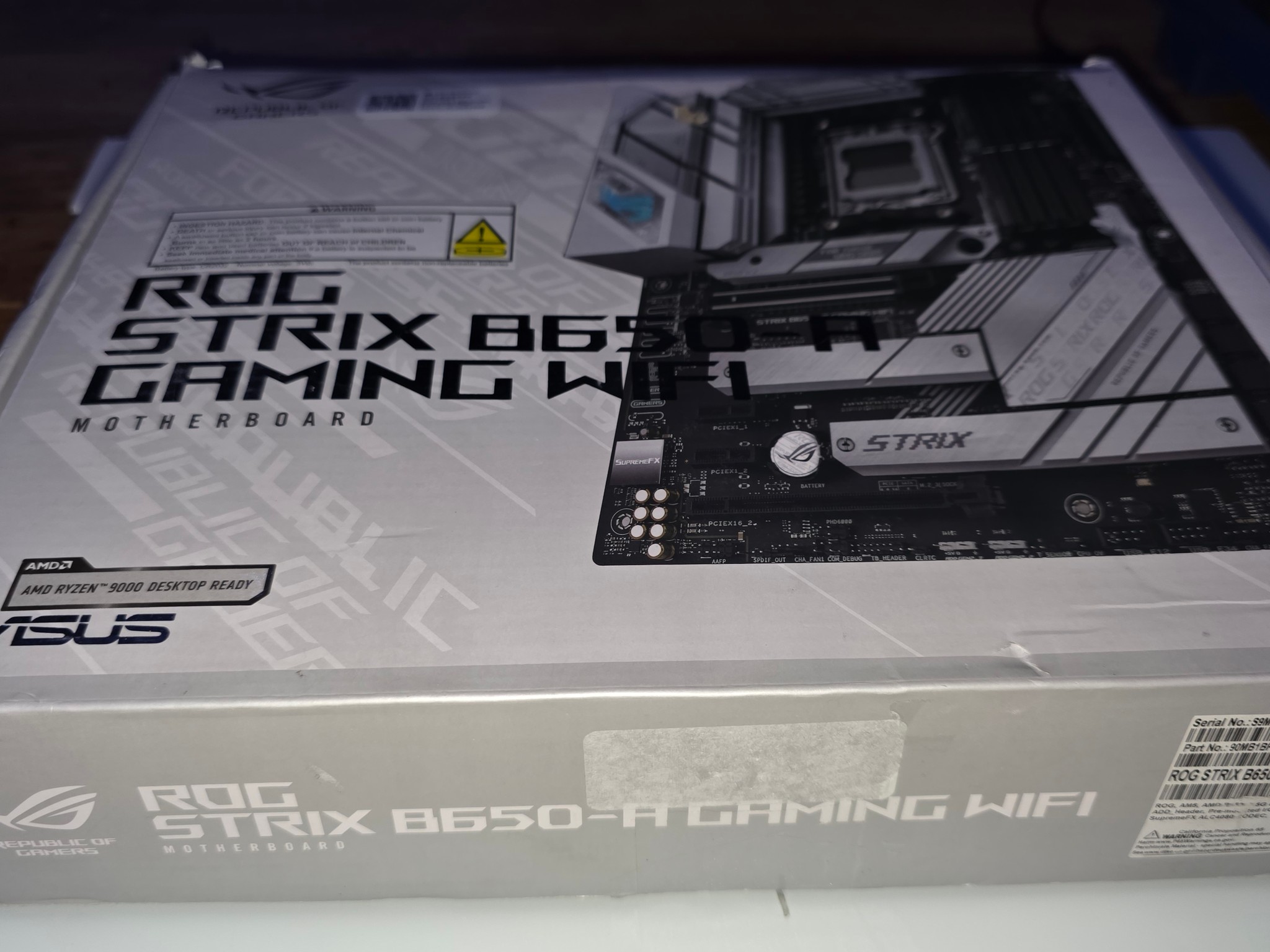 ASUS ROG Strix B650-A Gaming WiFi (White) - Brand New, Never Used