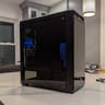 Apevia Aura-F-WH Mid Tower Gaming Case with 4 x RGB Fans